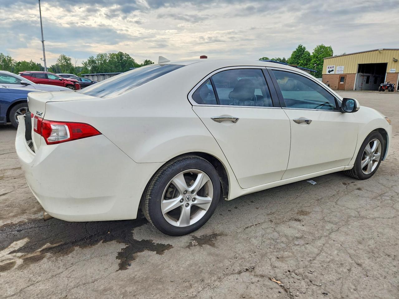 2010 Acura Tsx White vin: JH4CU2F61AC009331
