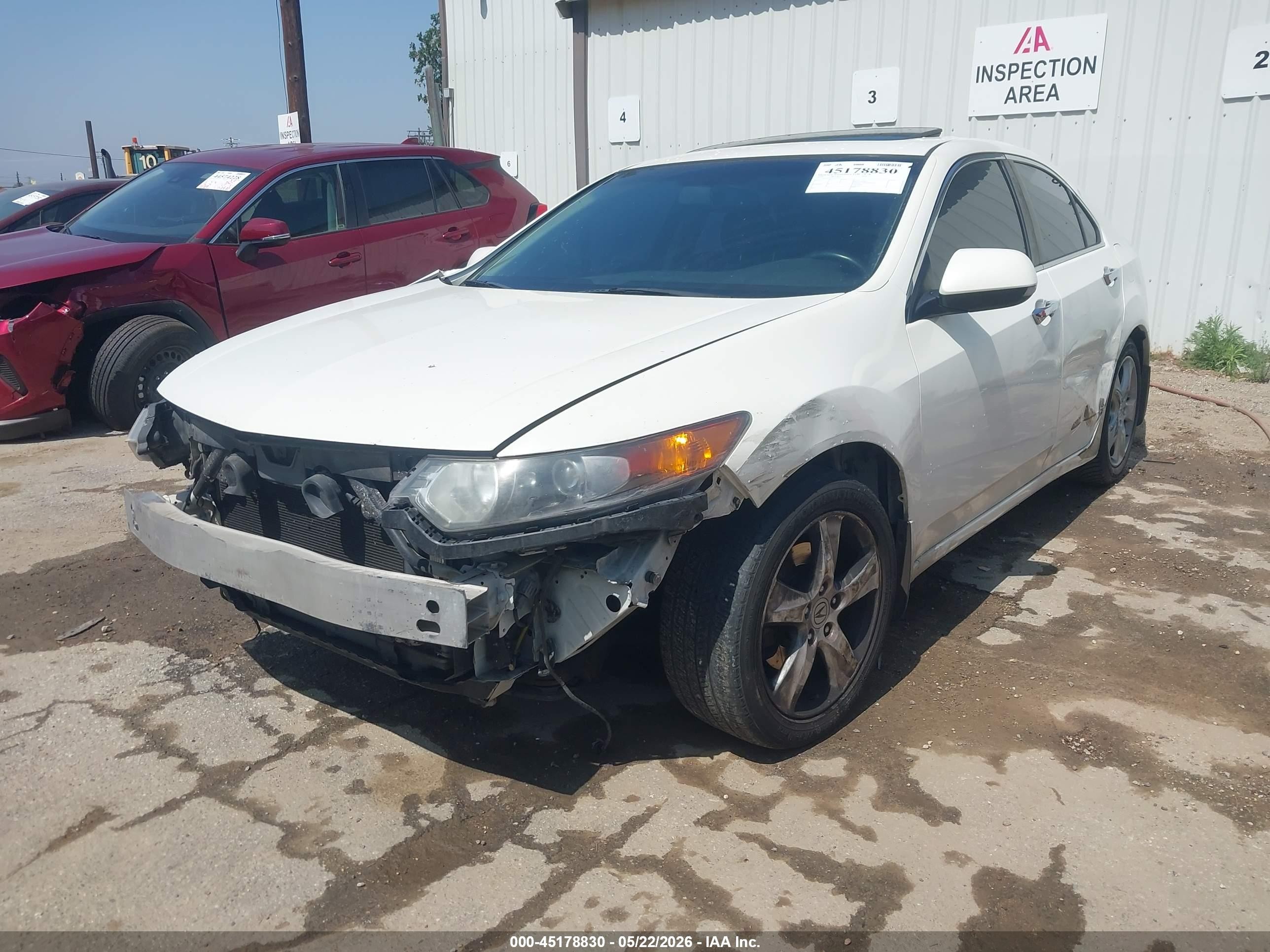 2010 Acura Tsx 2.4 Белый vin: JH4CU2F61AC011547