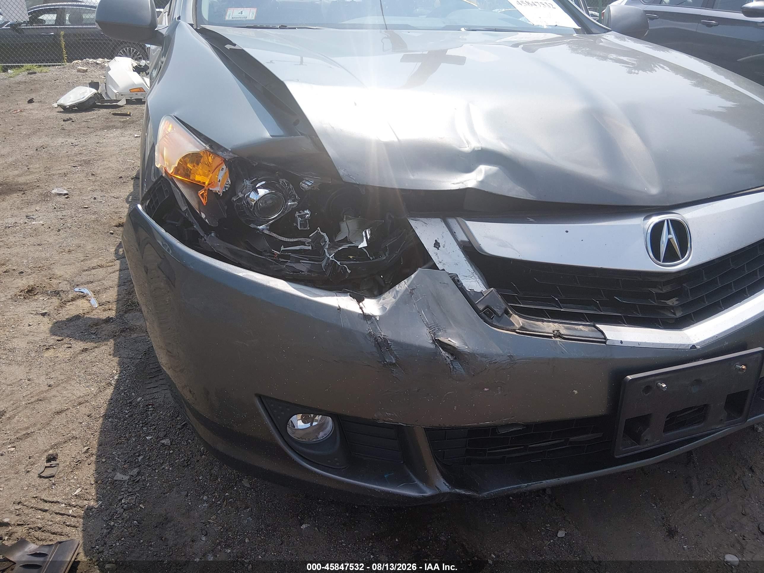 2010 Acura Tsx 2.4 Gray vin: JH4CU2F61AC017185
