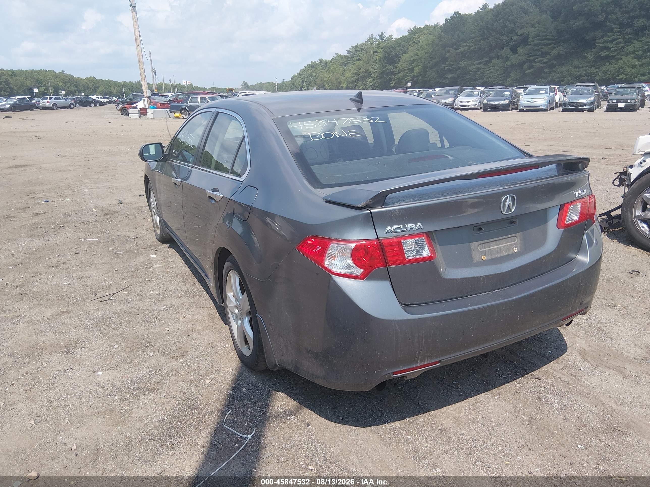 2010 Acura Tsx 2.4 Gray vin: JH4CU2F61AC017185