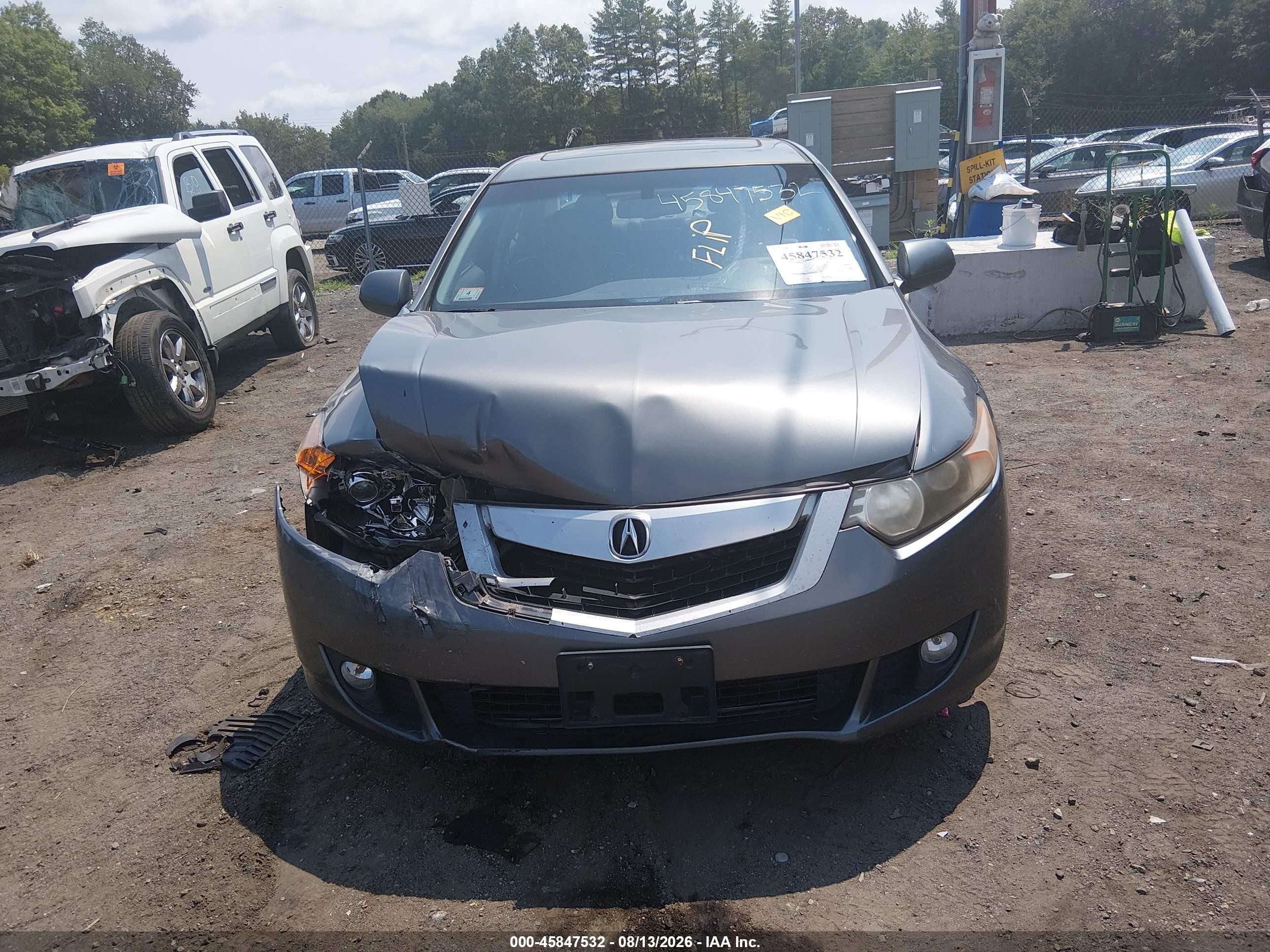 2010 Acura Tsx 2.4 Gray vin: JH4CU2F61AC017185