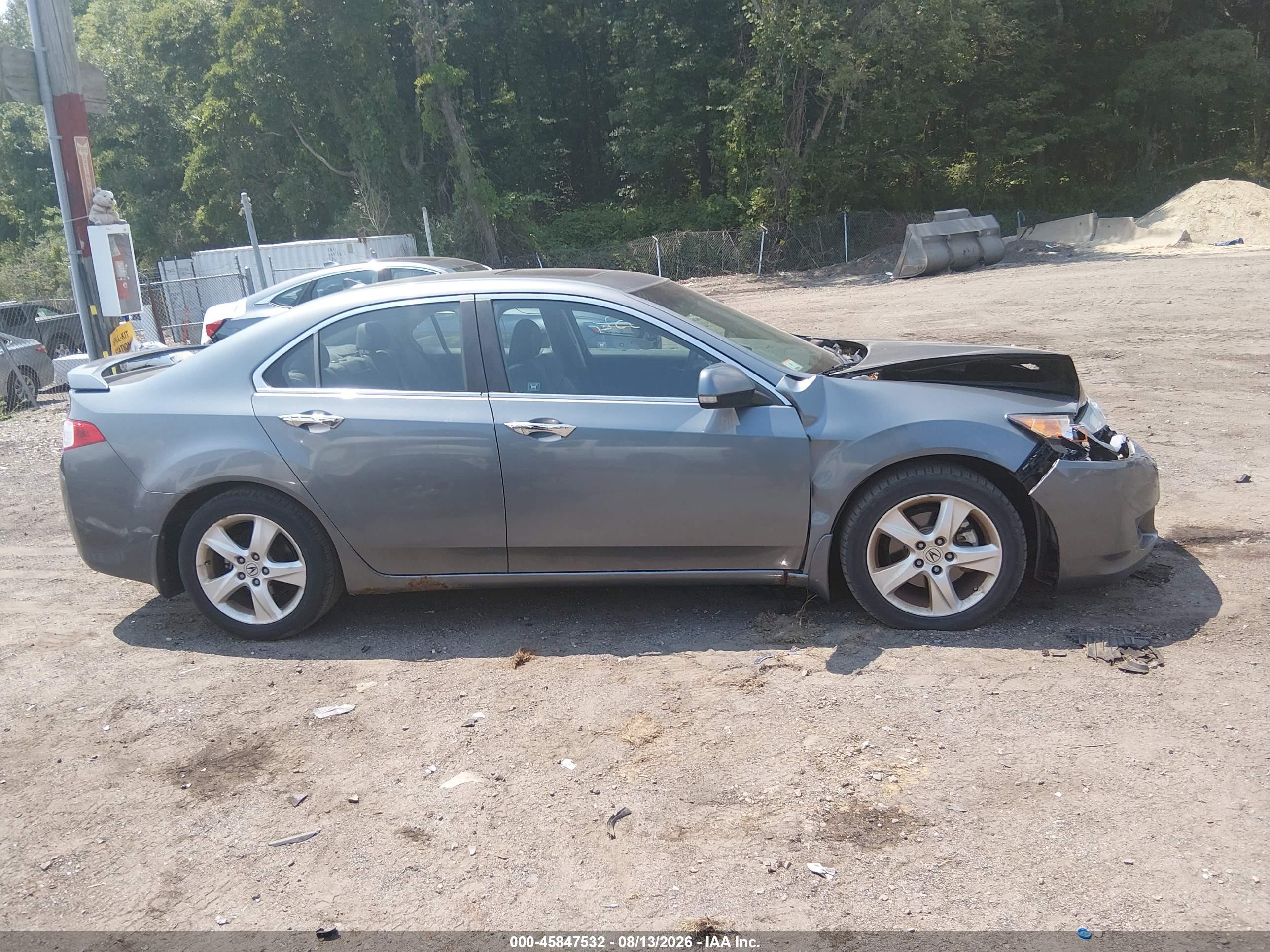 2010 Acura Tsx 2.4 Gray vin: JH4CU2F61AC017185