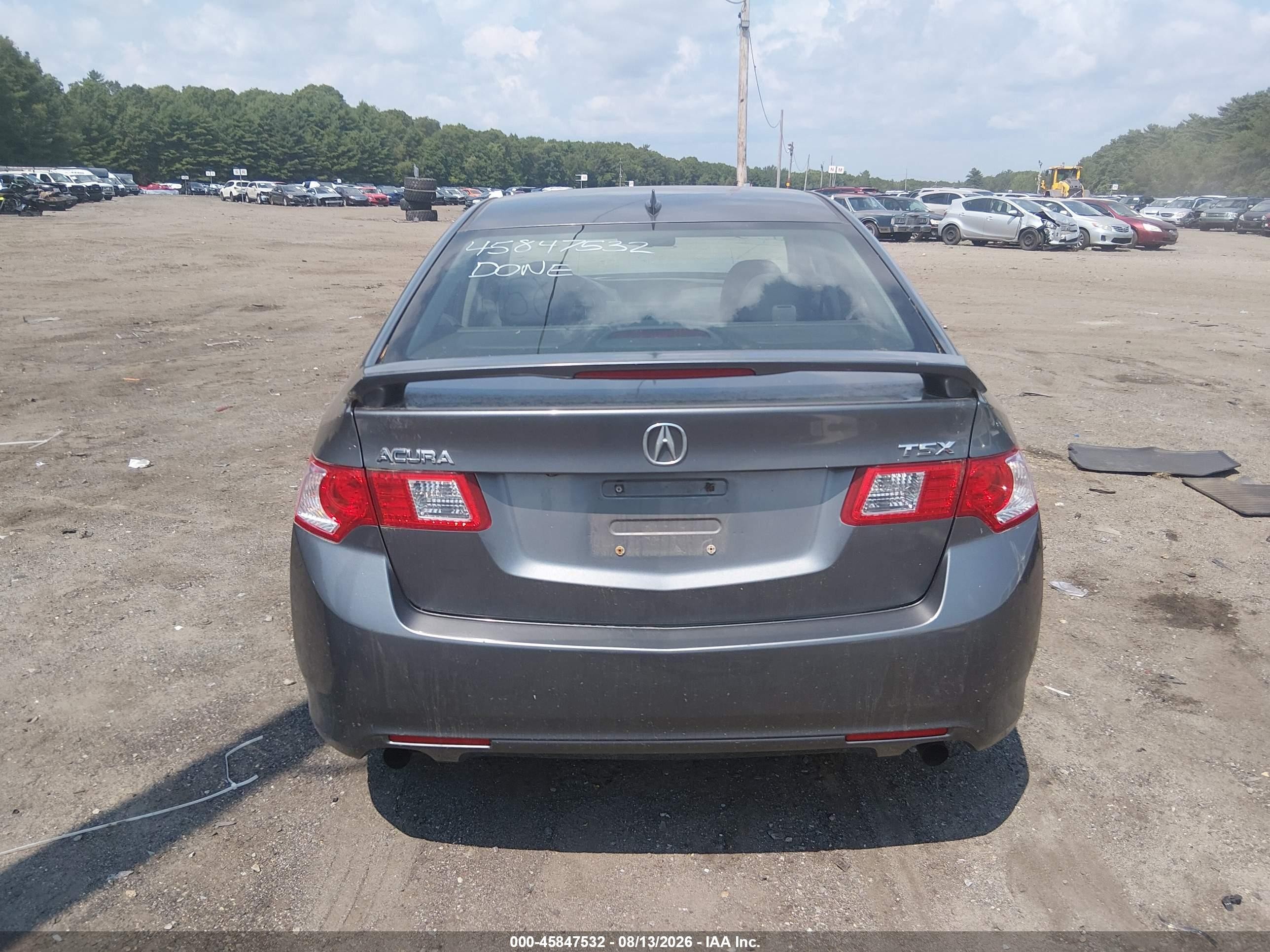 2010 Acura Tsx 2.4 Gray vin: JH4CU2F61AC017185
