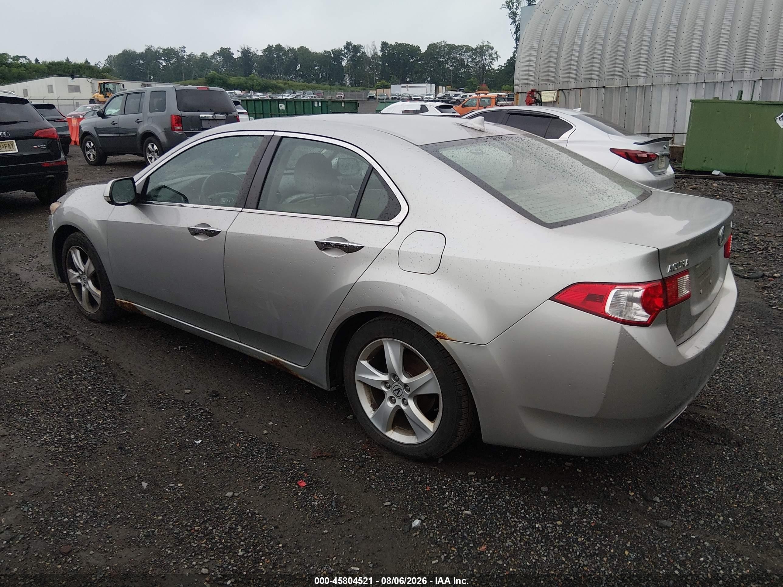 2010 Acura Tsx 2.4 Silver vin: JH4CU2F61AC017350