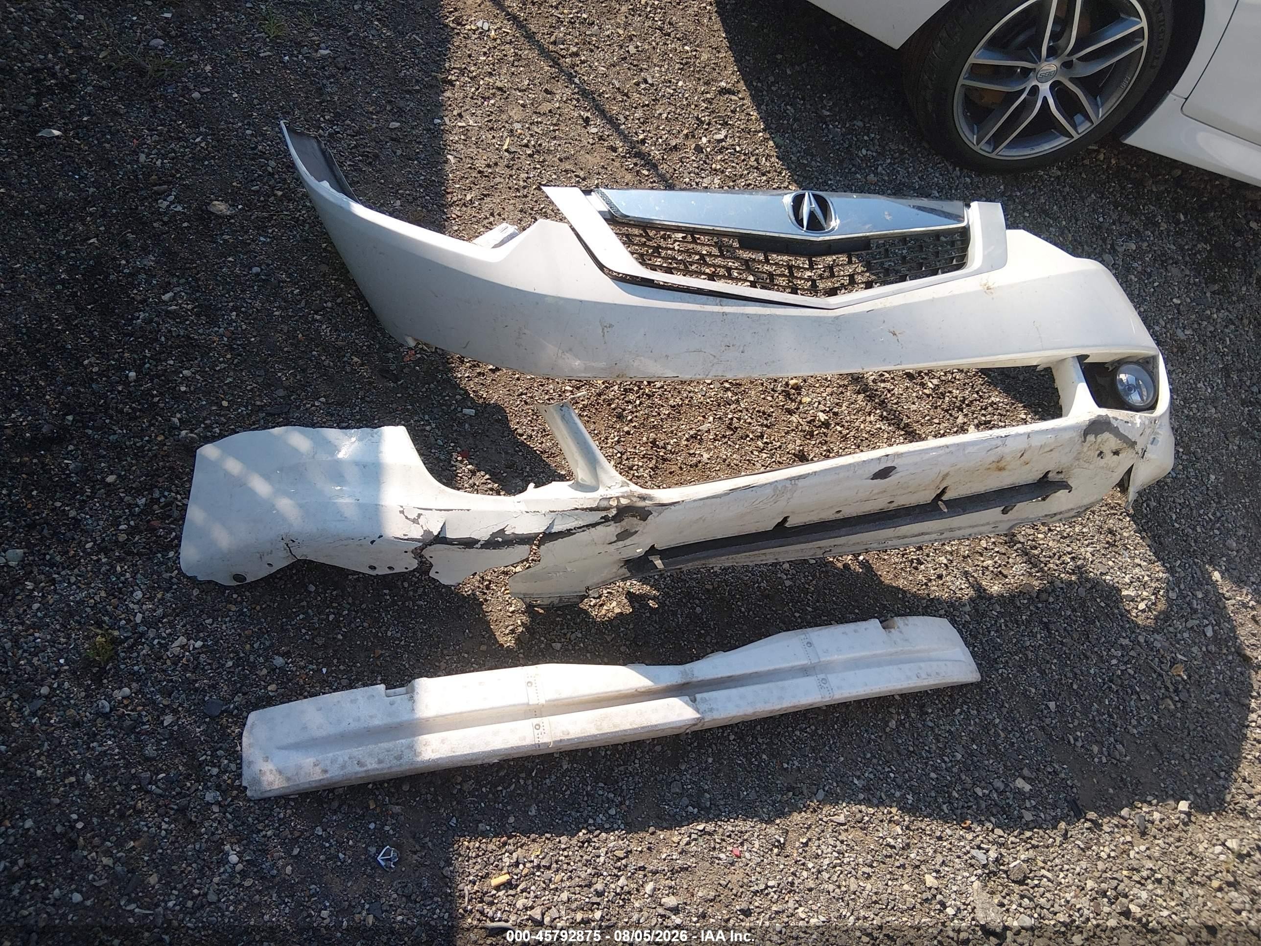 2010 Acura Tsx 2.4 White vin: JH4CU2F61AC026260