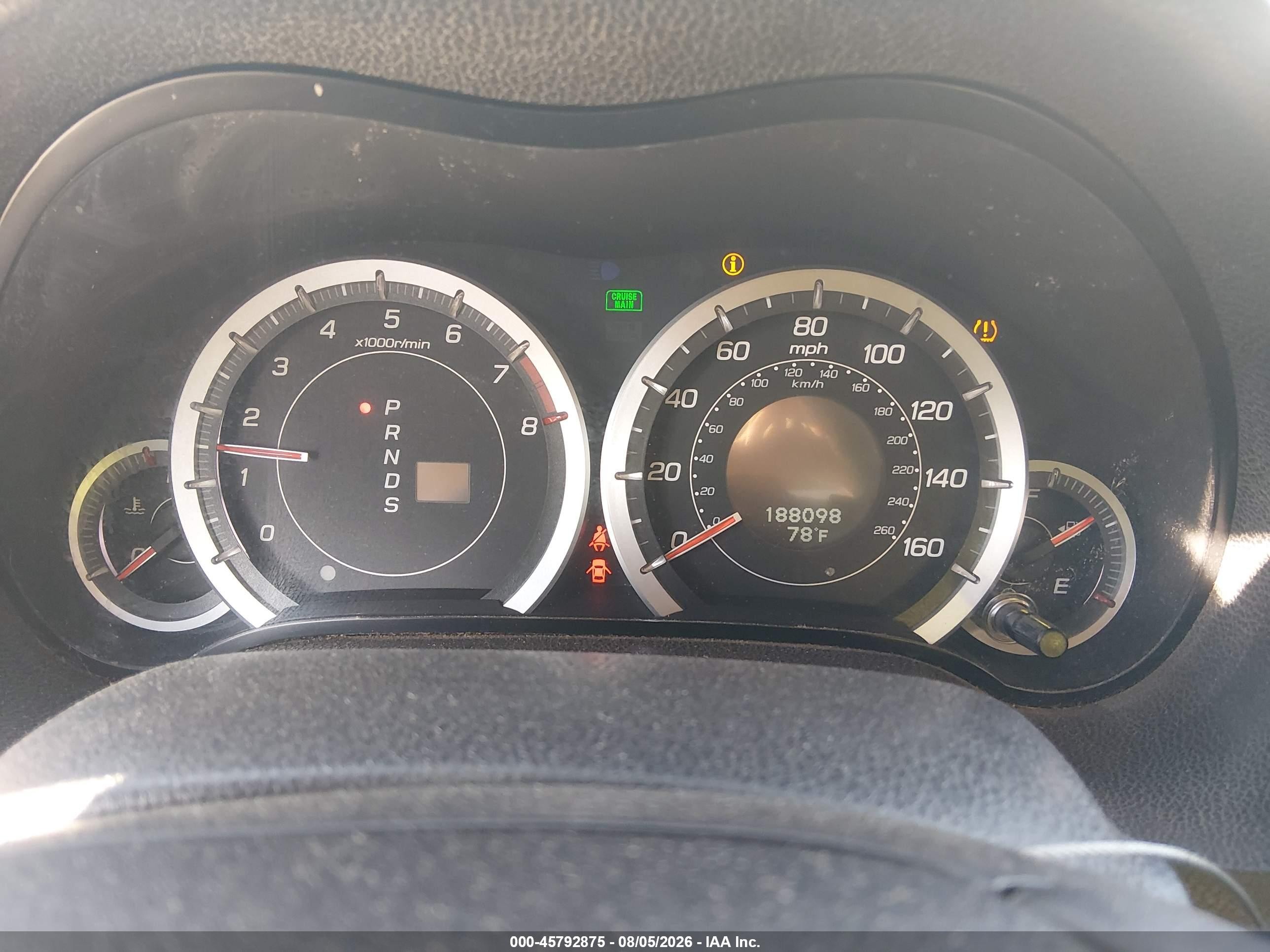 2010 Acura Tsx 2.4 White vin: JH4CU2F61AC026260