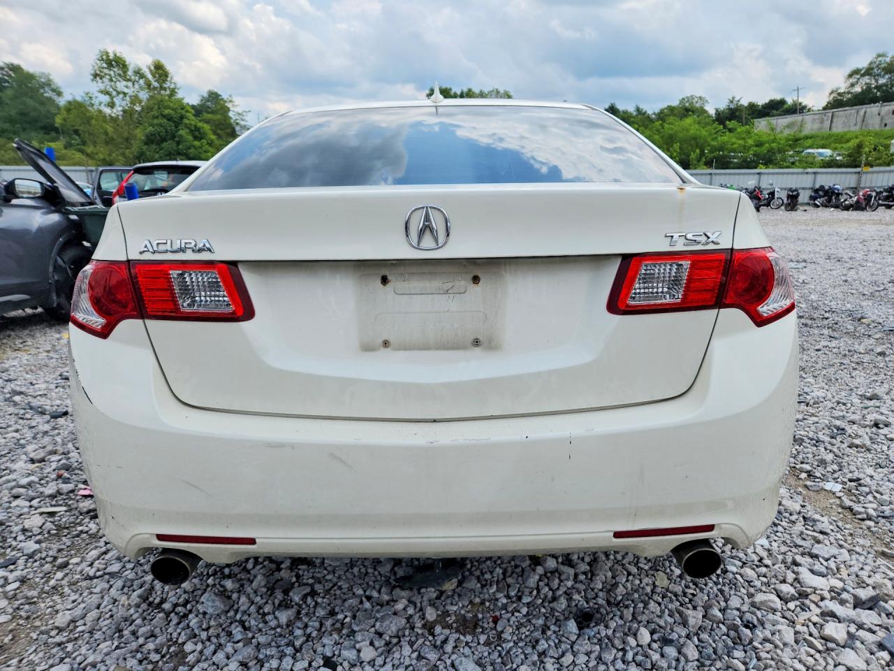 2010 Acura Tsx Белый vin: JH4CU2F61AC035055