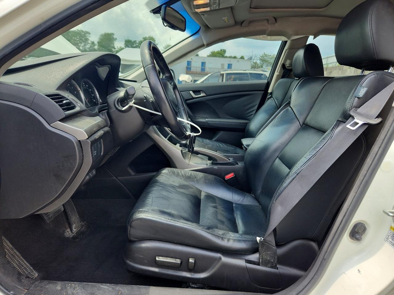 2010 Acura Tsx Белый vin: JH4CU2F61AC035055