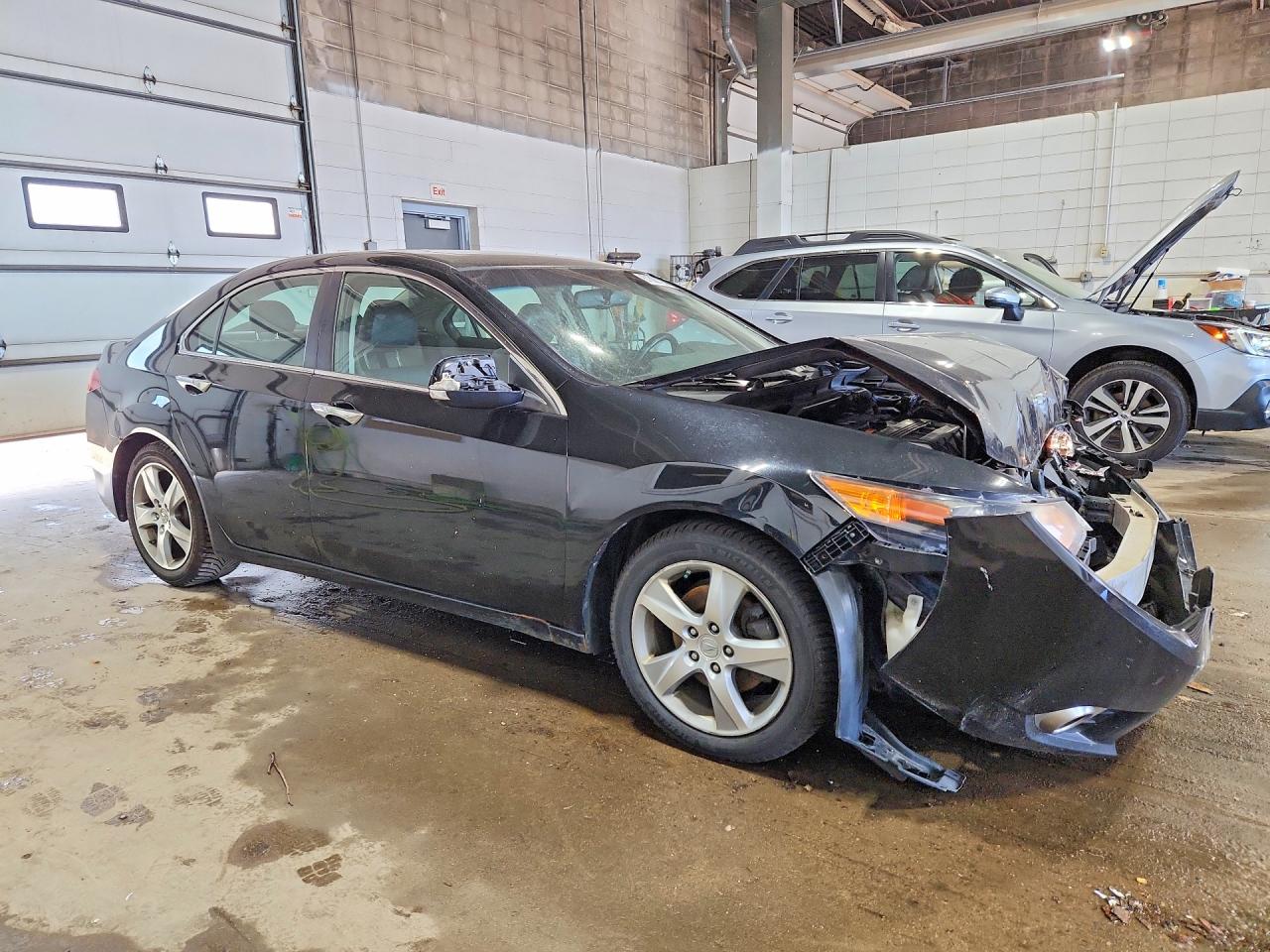 2011 Acura Tsx Черный vin: JH4CU2F61BC000288