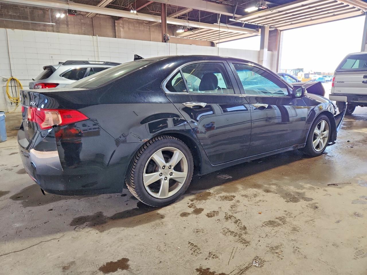 2011 Acura Tsx Черный vin: JH4CU2F61BC000288