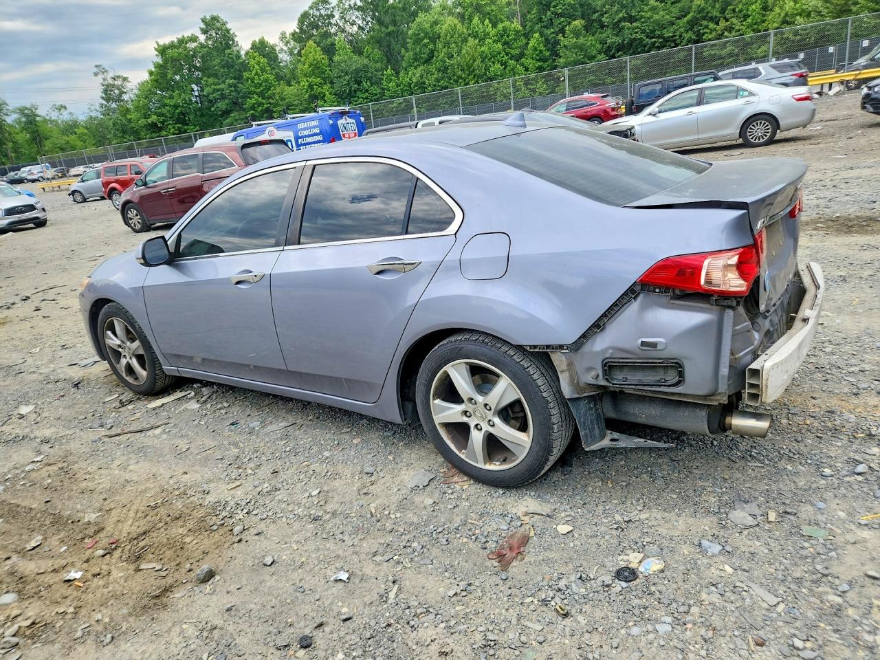 2011 Acura Tsx Silver vin: JH4CU2F61BC000789
