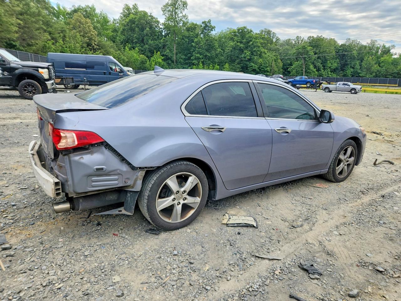 2011 Acura Tsx Silver vin: JH4CU2F61BC000789
