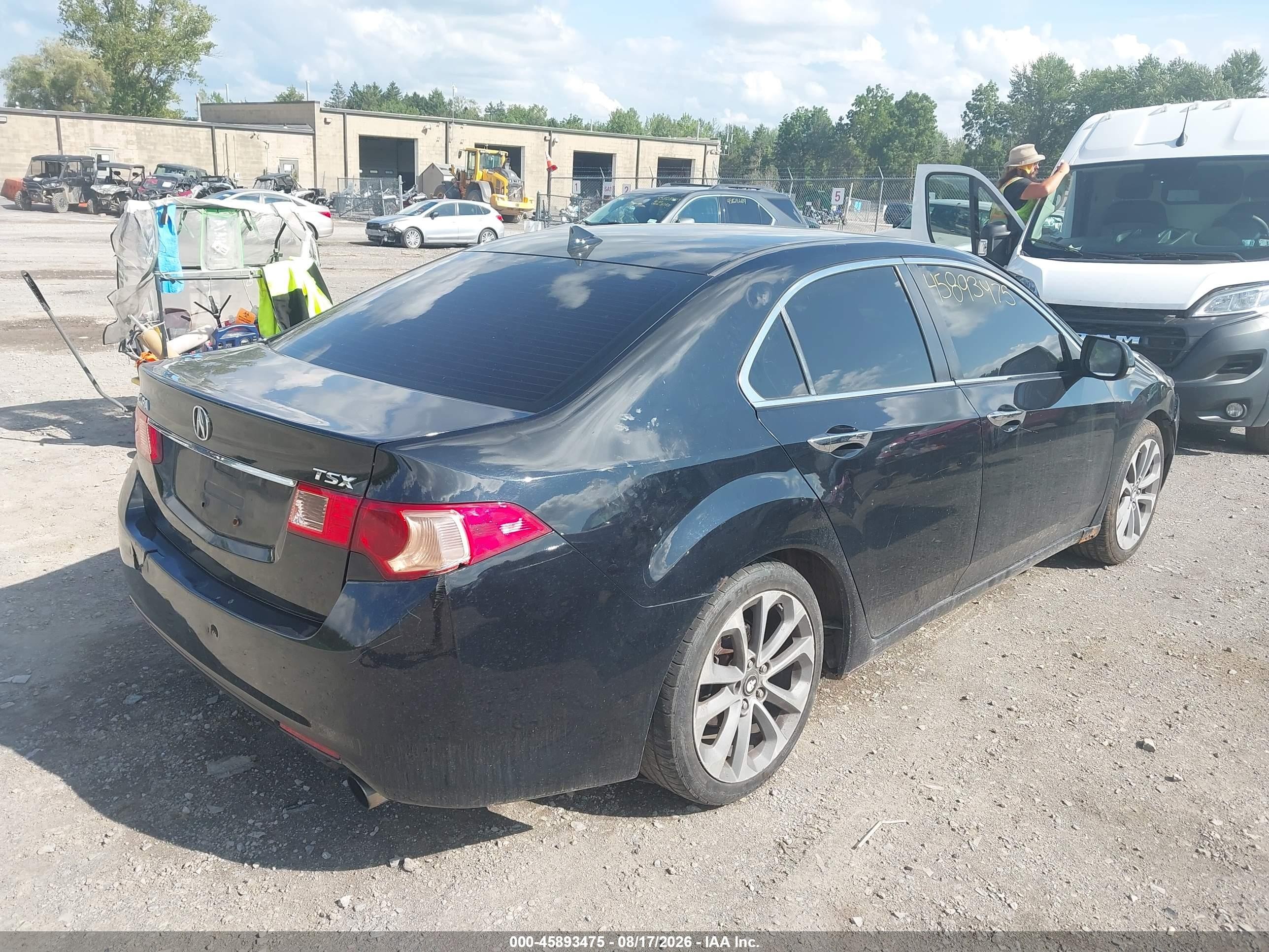 2011 Acura Tsx 2.4 Black vin: JH4CU2F61BC001019