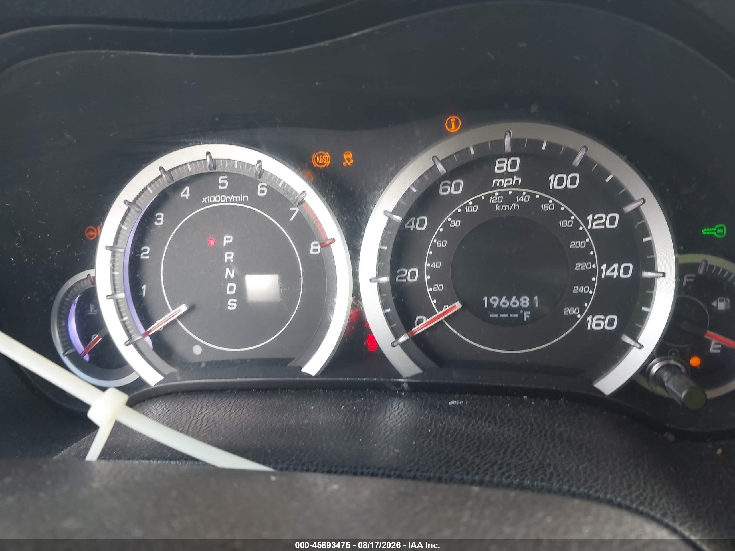 2011 Acura Tsx 2.4 Black vin: JH4CU2F61BC001019