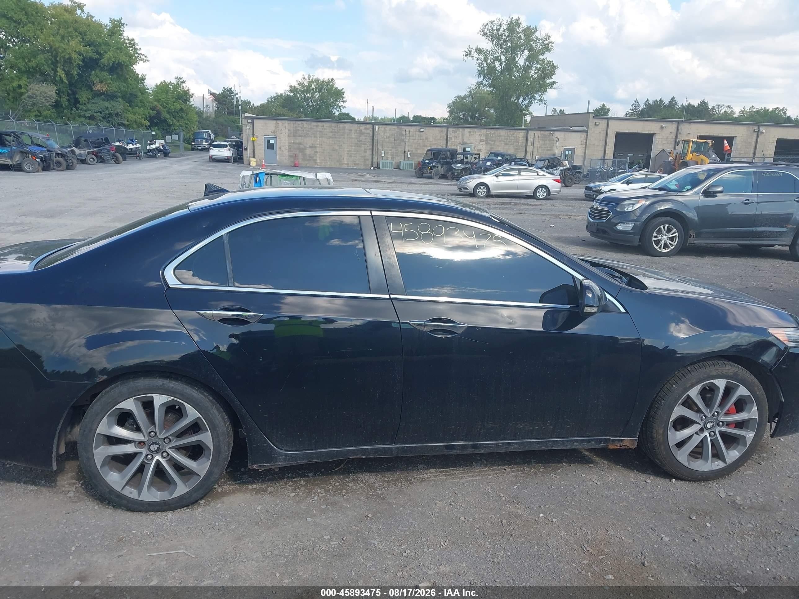 2011 Acura Tsx 2.4 Black vin: JH4CU2F61BC001019