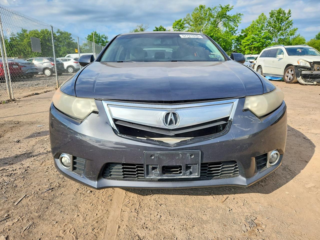 2011 Acura Tsx Gray vin: JH4CU2F61BC002896