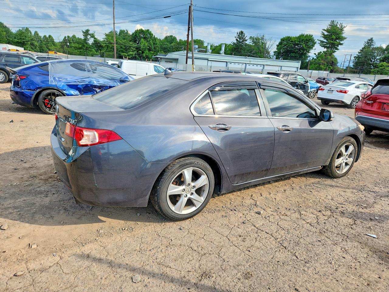 2011 Acura Tsx Gray vin: JH4CU2F61BC002896