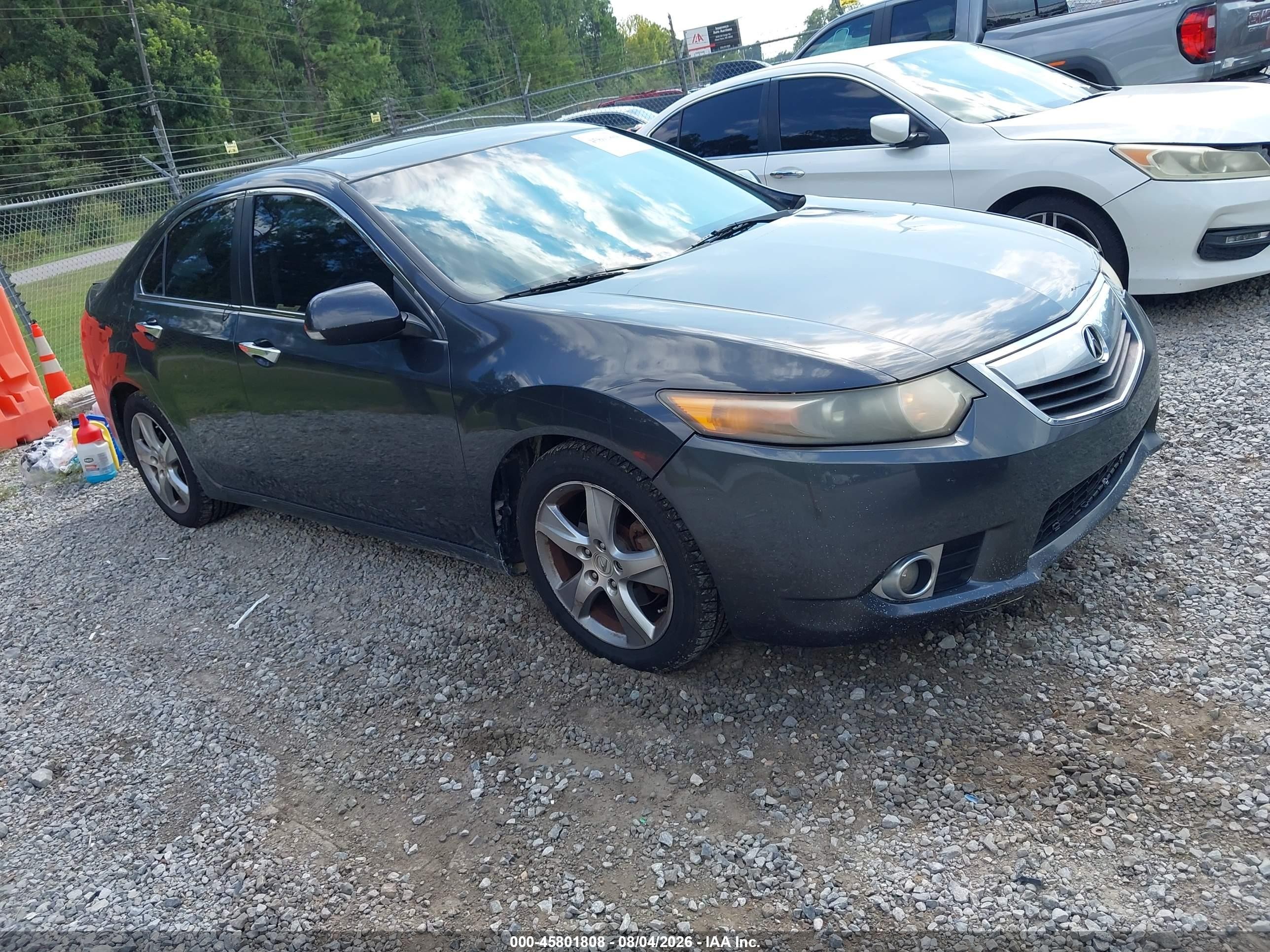 2011 Acura Tsx 2.4 Gray vin: JH4CU2F61BC004597