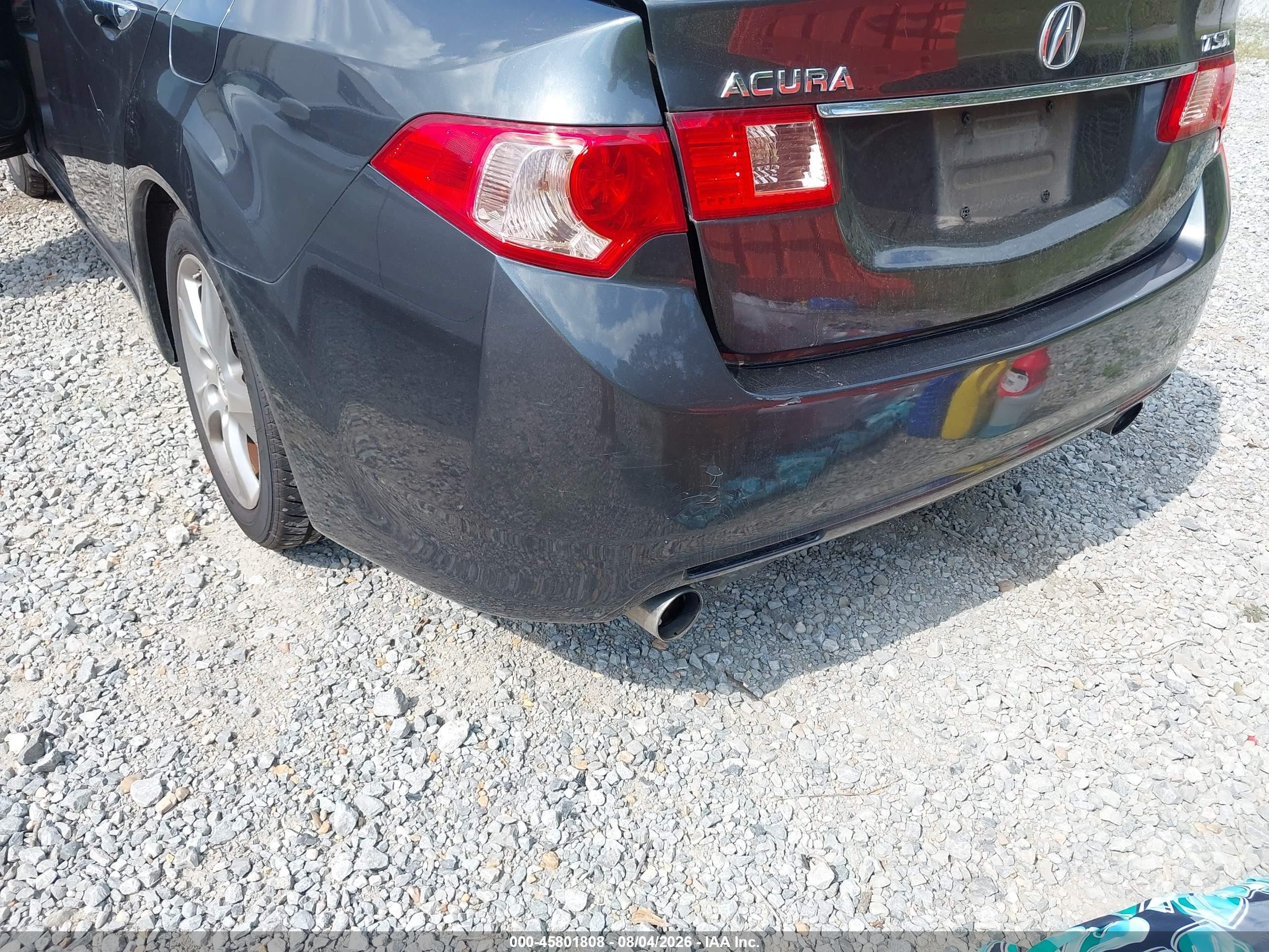 2011 Acura Tsx 2.4 Gray vin: JH4CU2F61BC004597