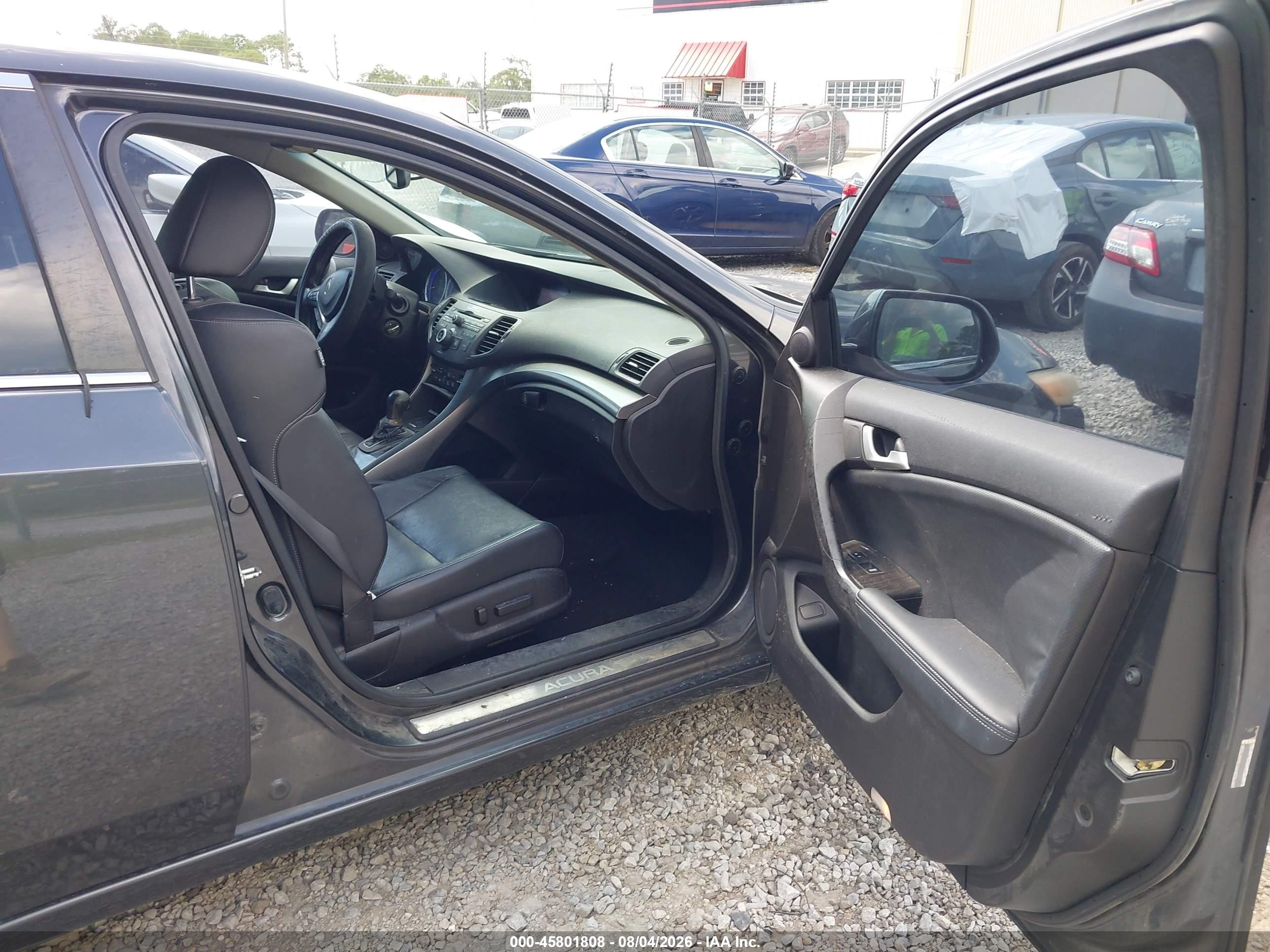2011 Acura Tsx 2.4 Gray vin: JH4CU2F61BC004597