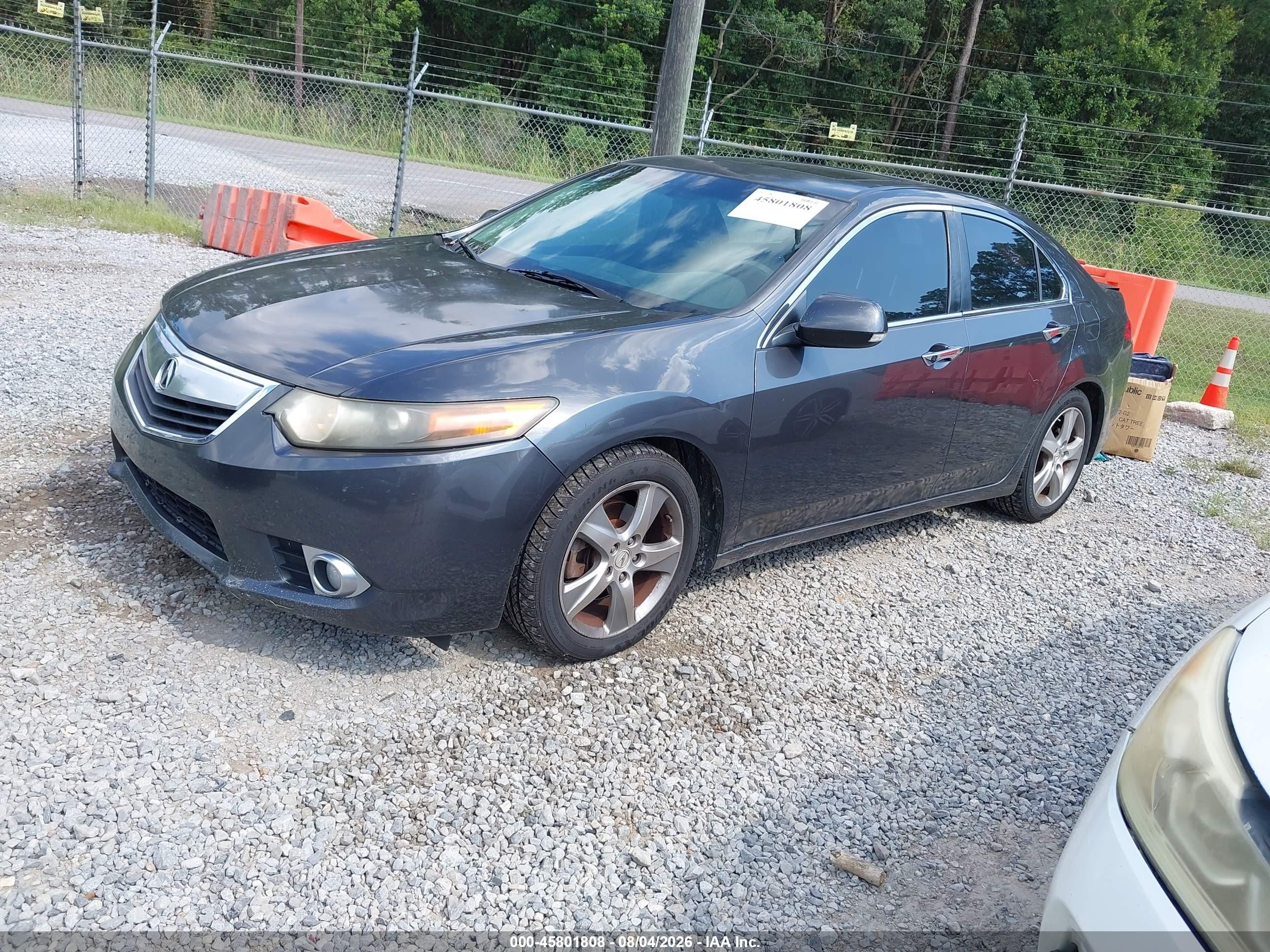 2011 Acura Tsx 2.4 Gray vin: JH4CU2F61BC004597