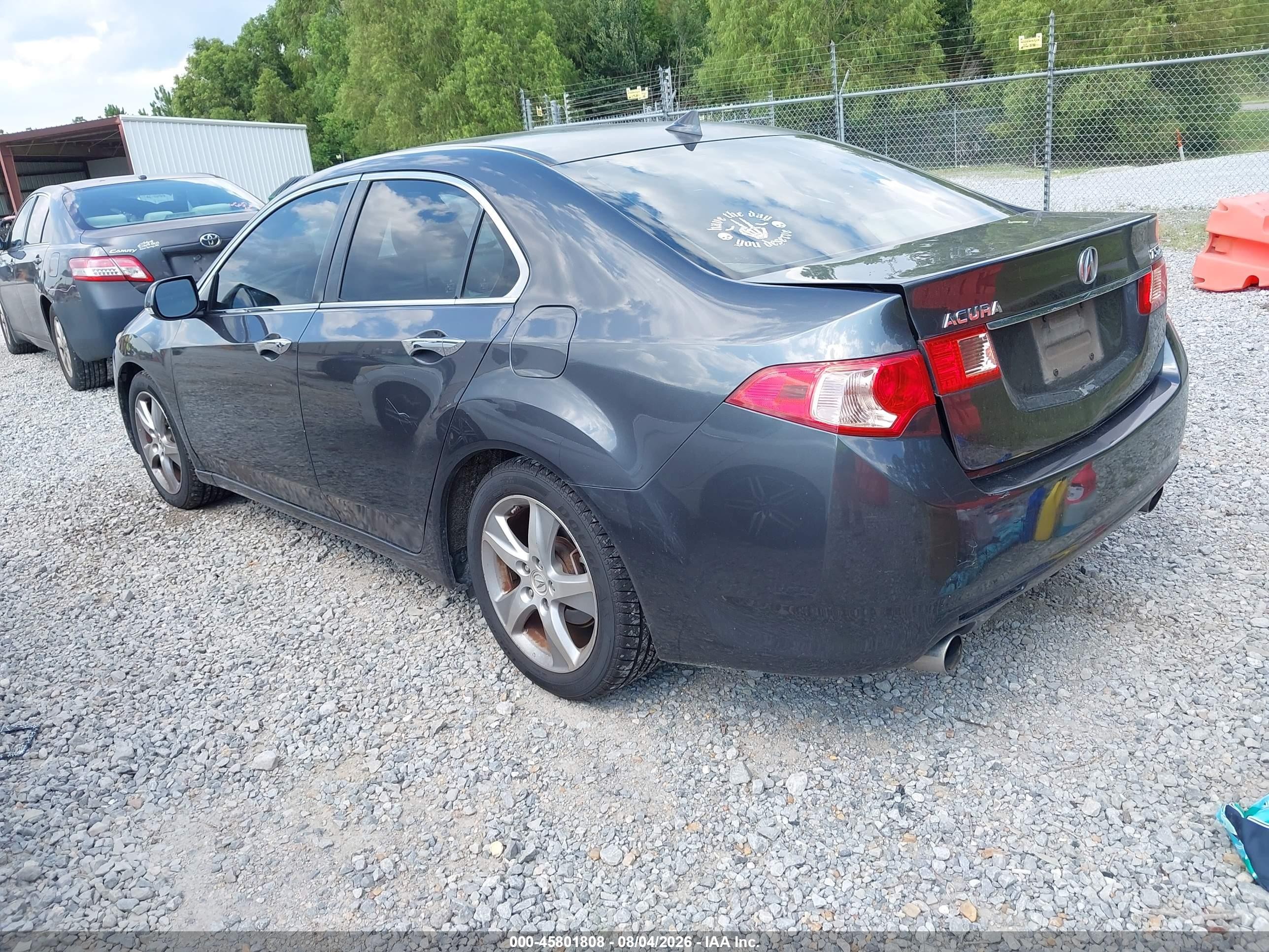 2011 Acura Tsx 2.4 Gray vin: JH4CU2F61BC004597