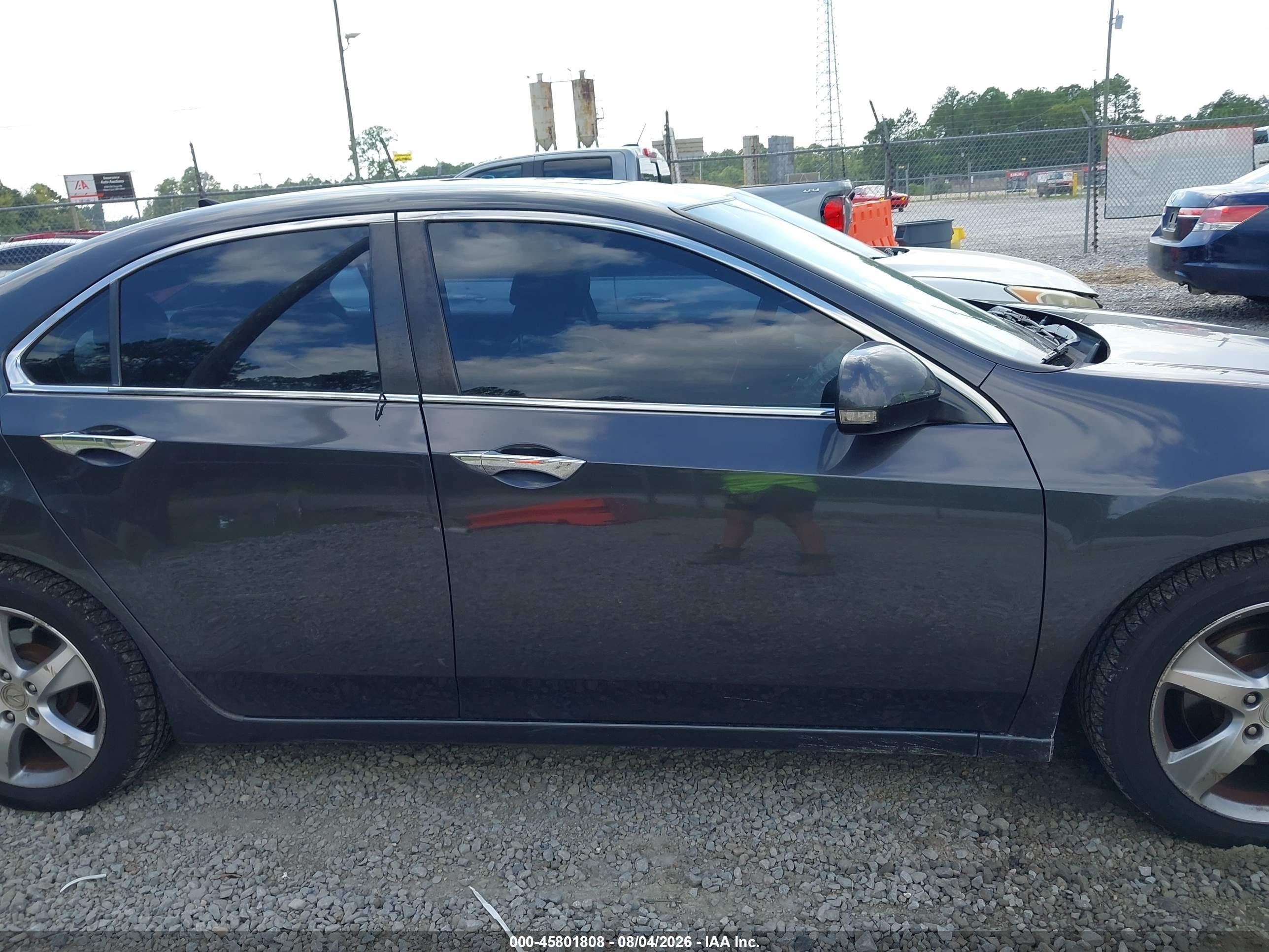 2011 Acura Tsx 2.4 Gray vin: JH4CU2F61BC004597
