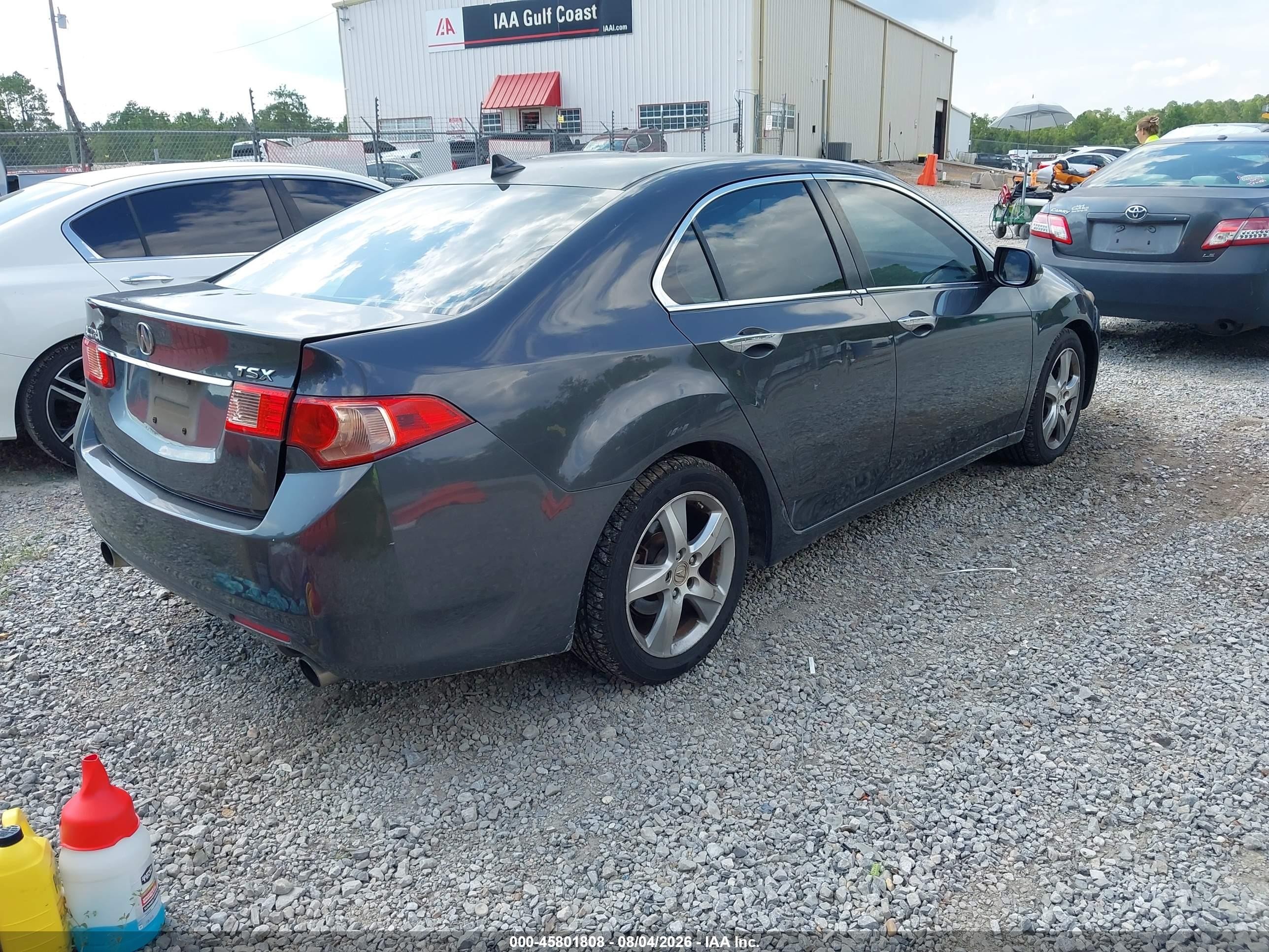 2011 Acura Tsx 2.4 Gray vin: JH4CU2F61BC004597