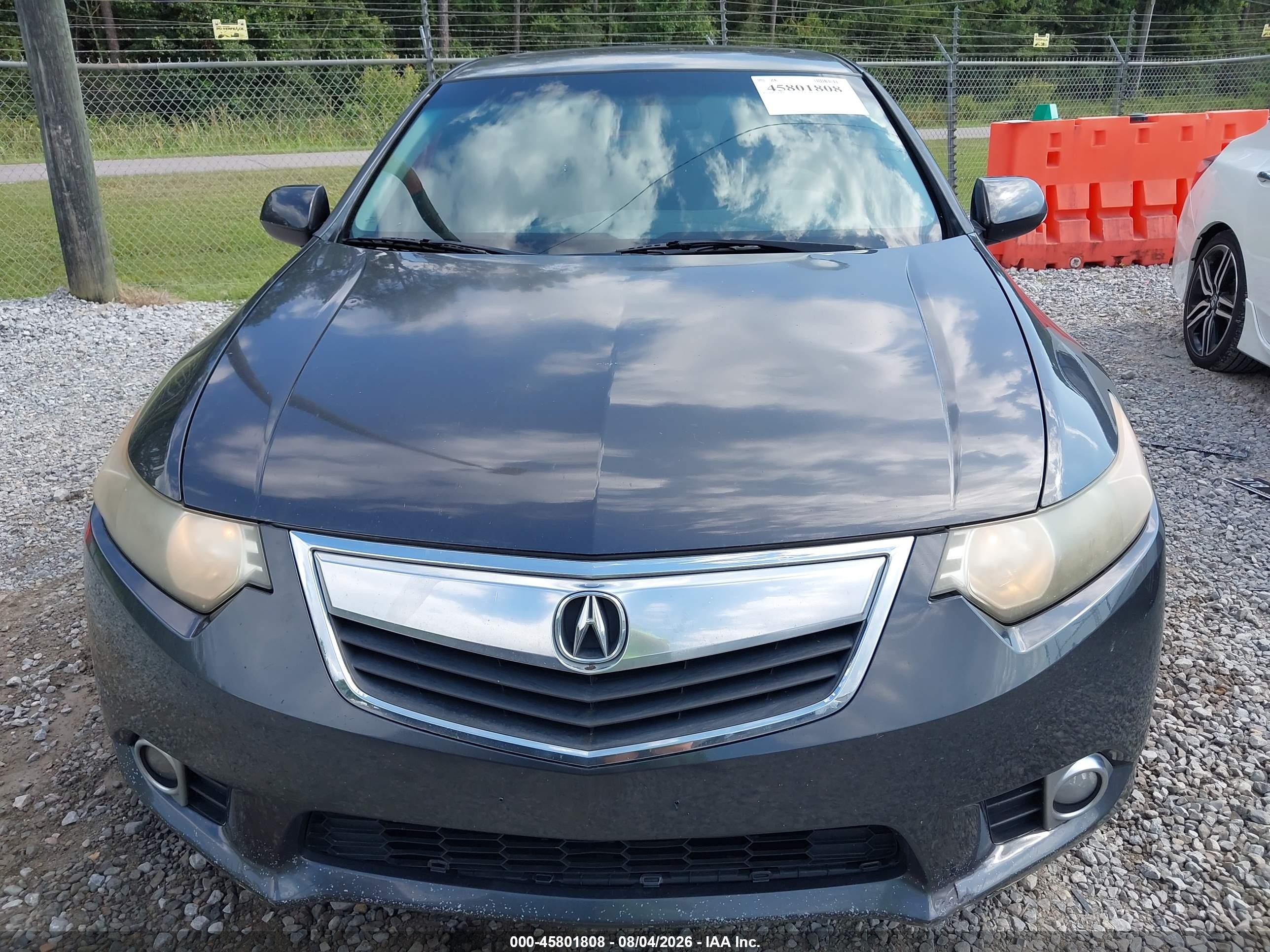 2011 Acura Tsx 2.4 Gray vin: JH4CU2F61BC004597
