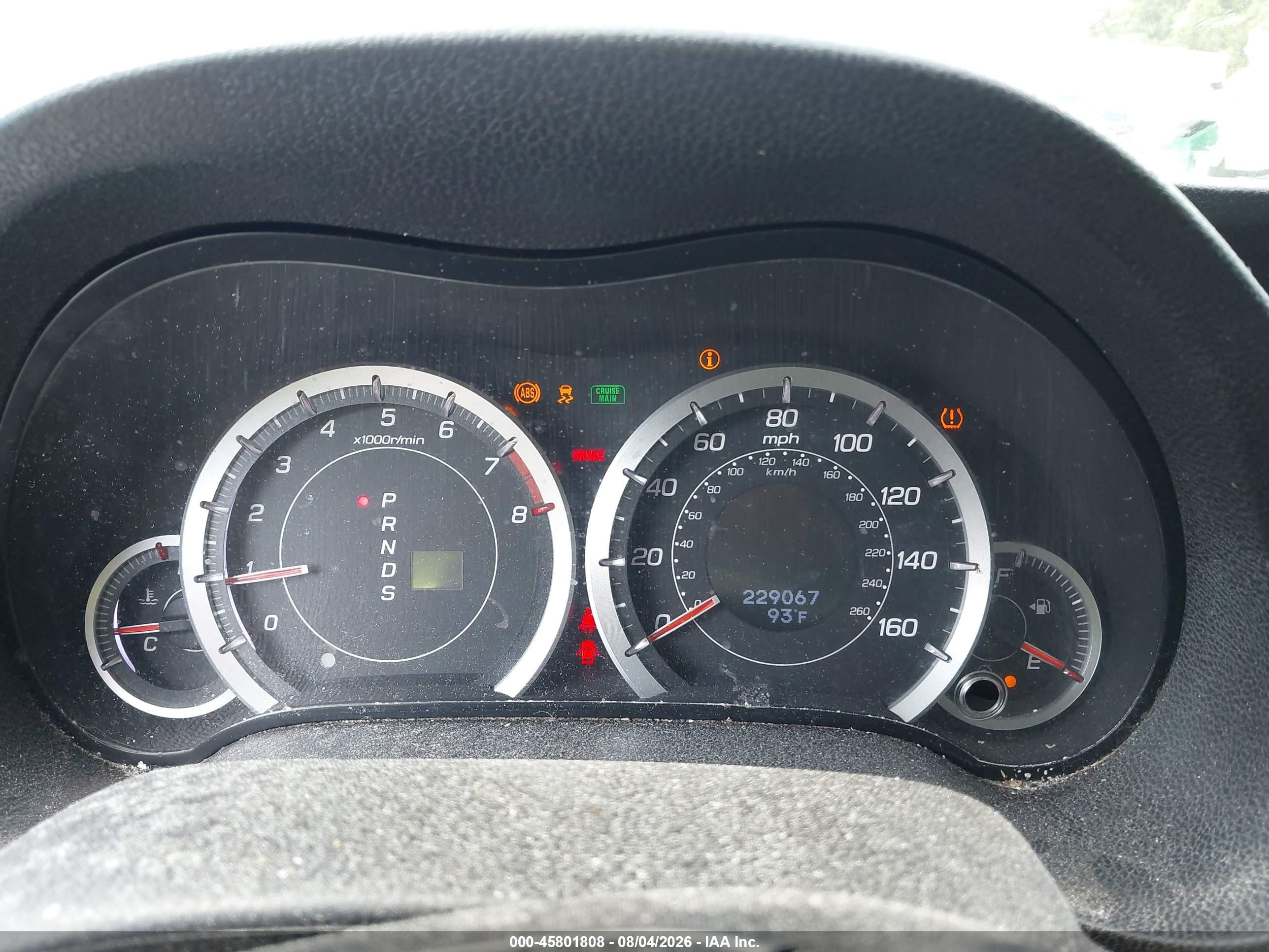 2011 Acura Tsx 2.4 Gray vin: JH4CU2F61BC004597