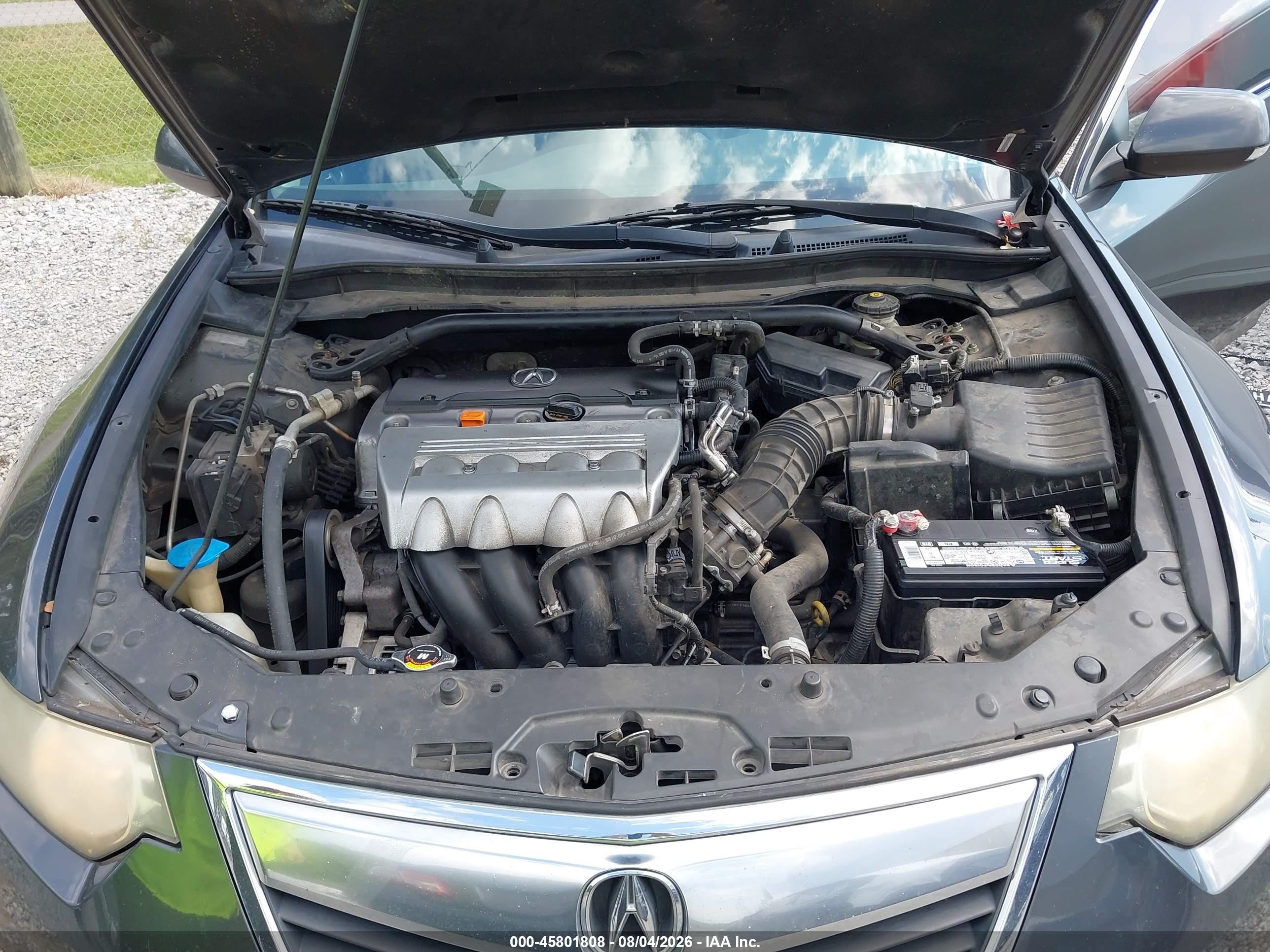 2011 Acura Tsx 2.4 Gray vin: JH4CU2F61BC004597