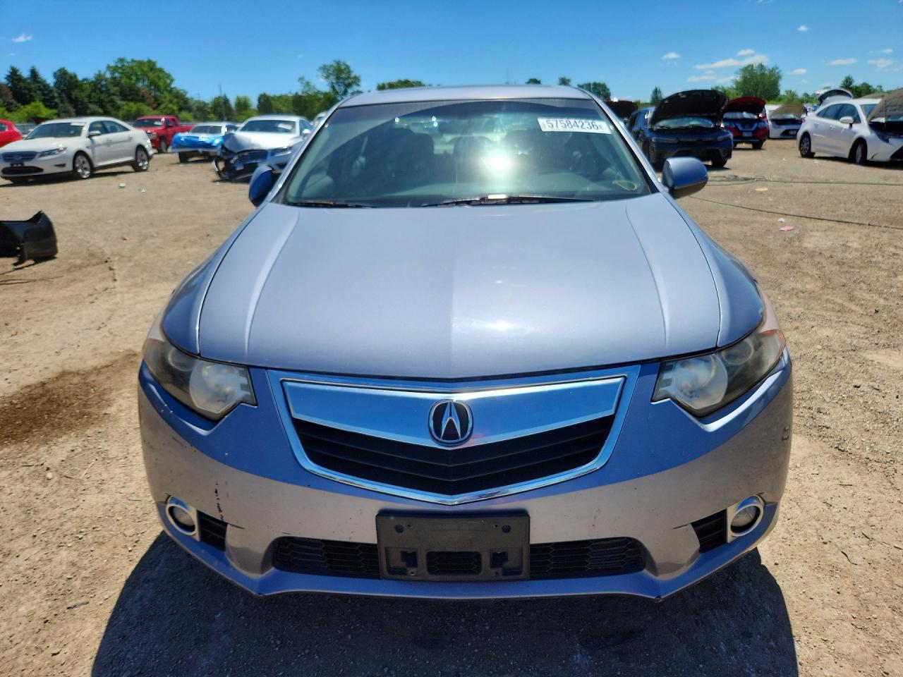 2011 Acura Tsx Серый vin: JH4CU2F61BC006334