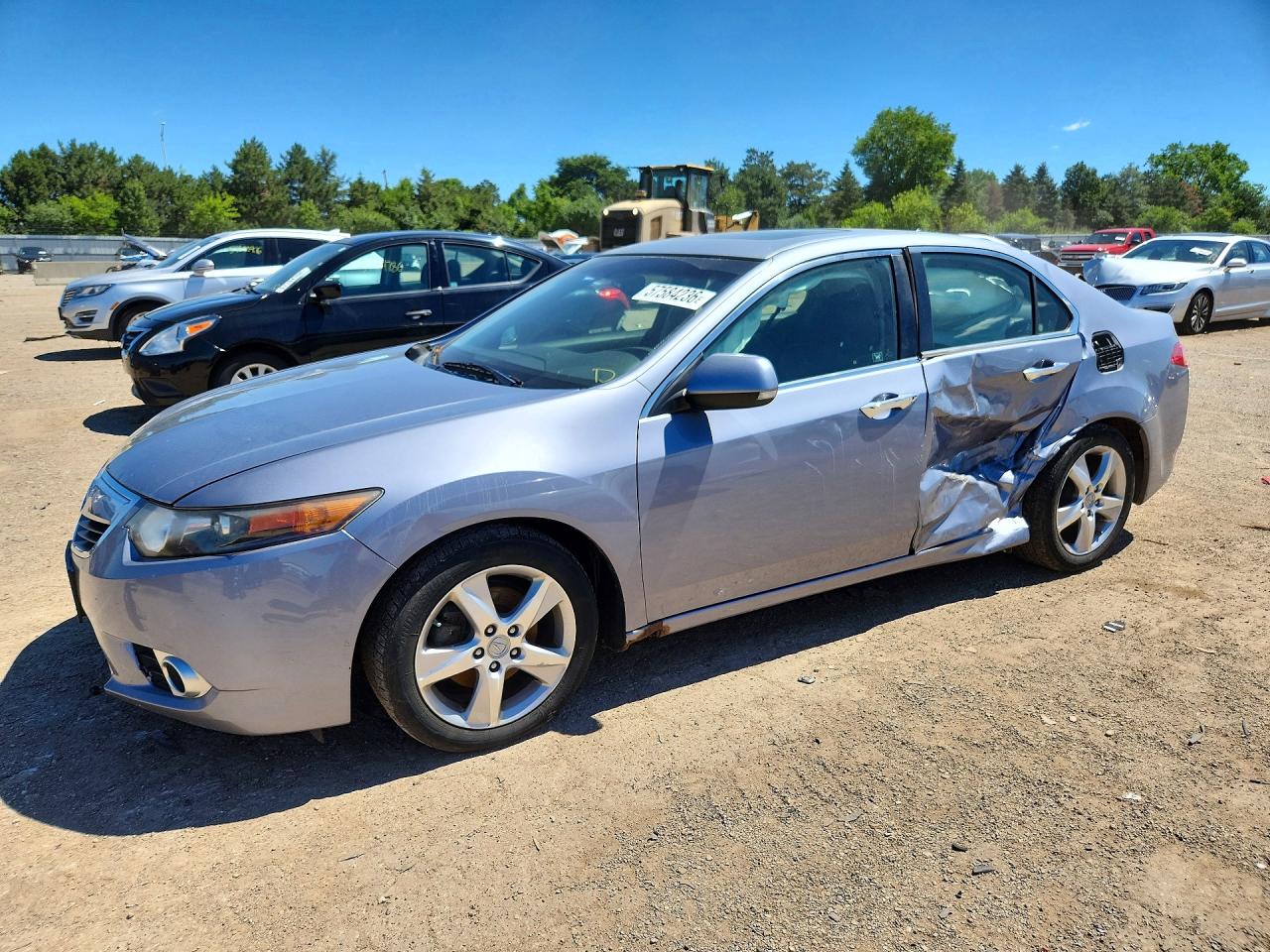 2011 Acura Tsx Gray vin: JH4CU2F61BC006334