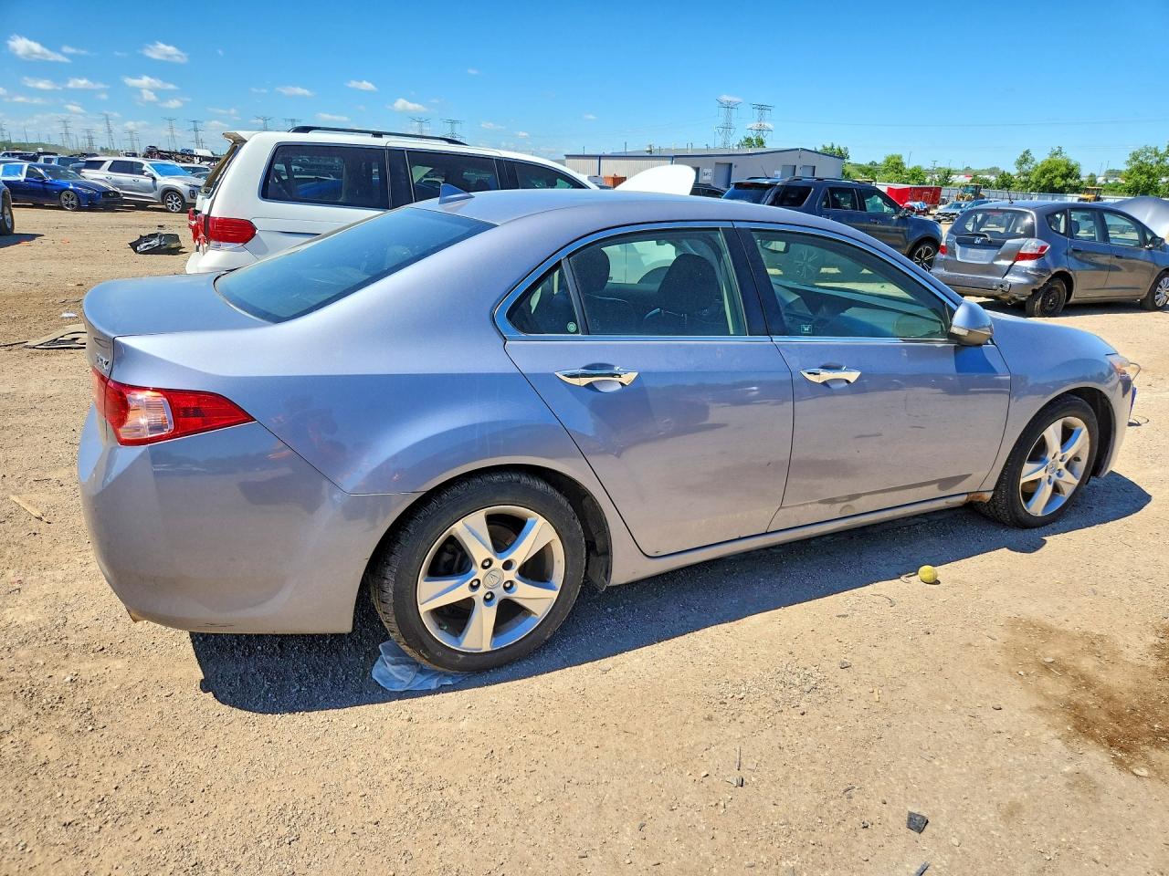 2011 Acura Tsx Серый vin: JH4CU2F61BC006334