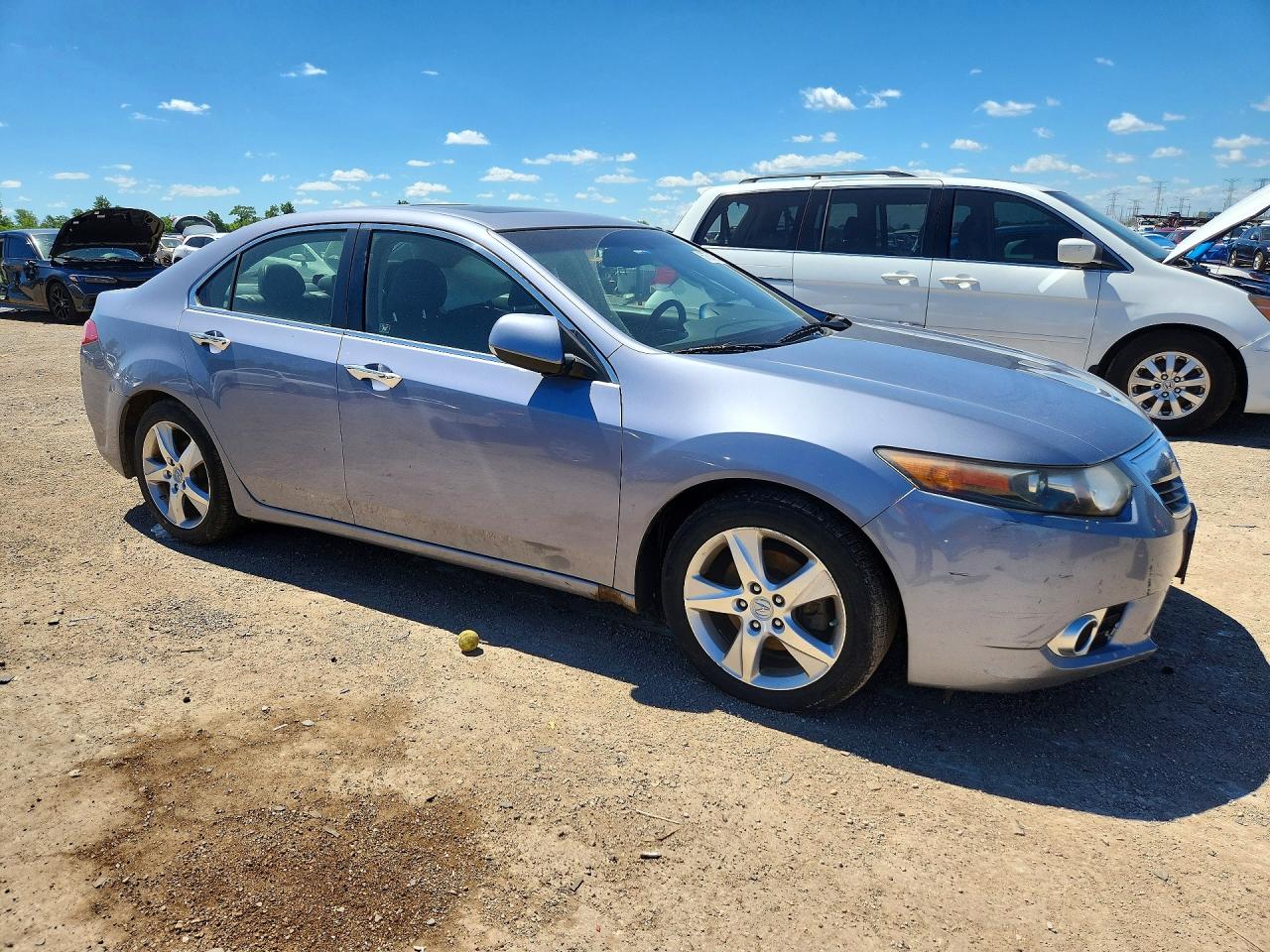 2011 Acura Tsx Серый vin: JH4CU2F61BC006334