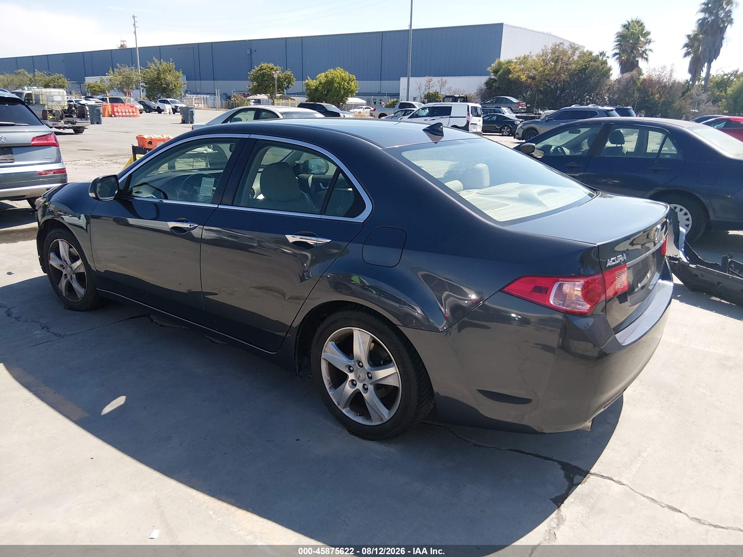 2011 Acura Tsx 2.4 Gray vin: JH4CU2F61BC013056