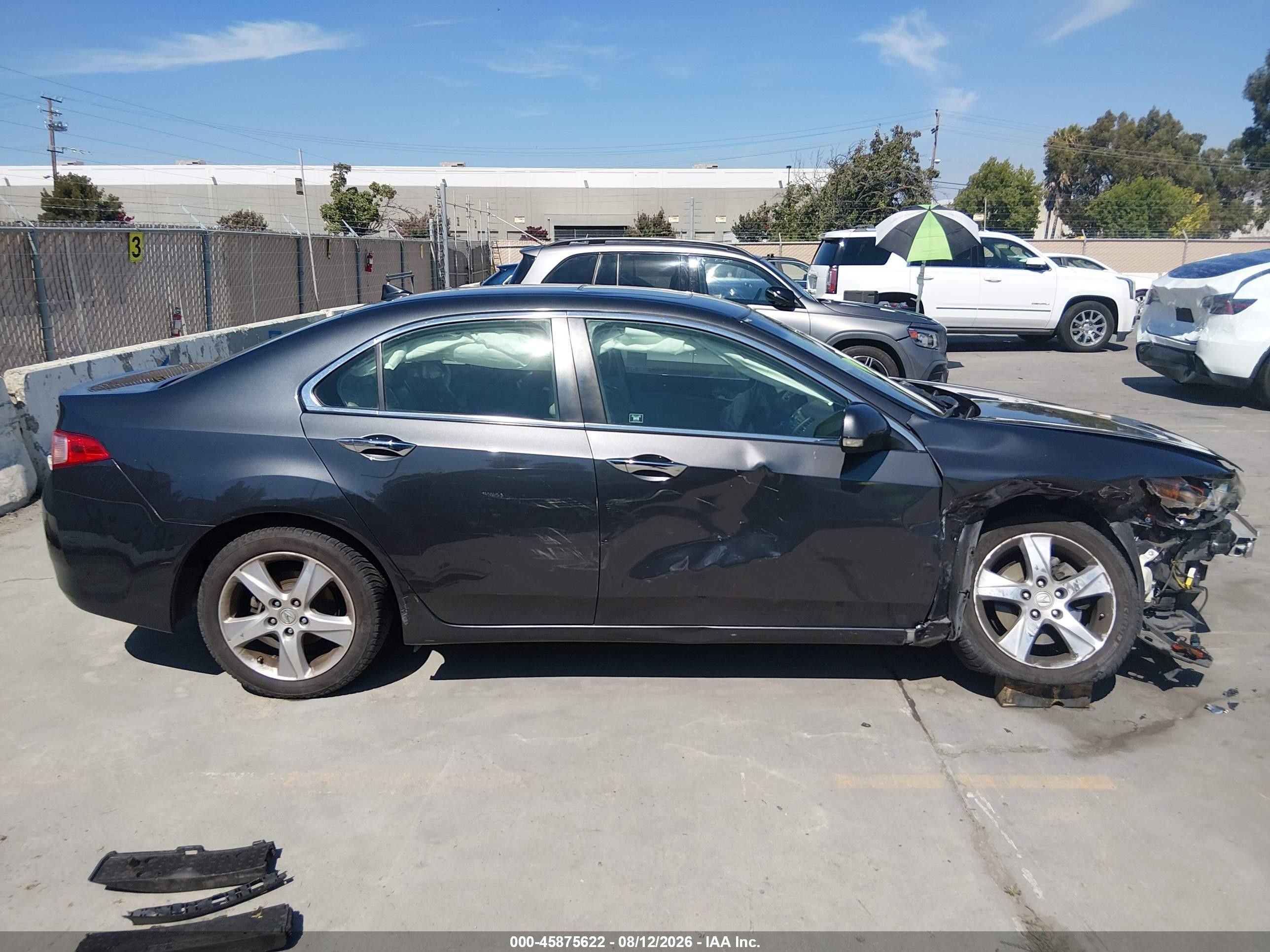 2011 Acura Tsx 2.4 Gray vin: JH4CU2F61BC013056