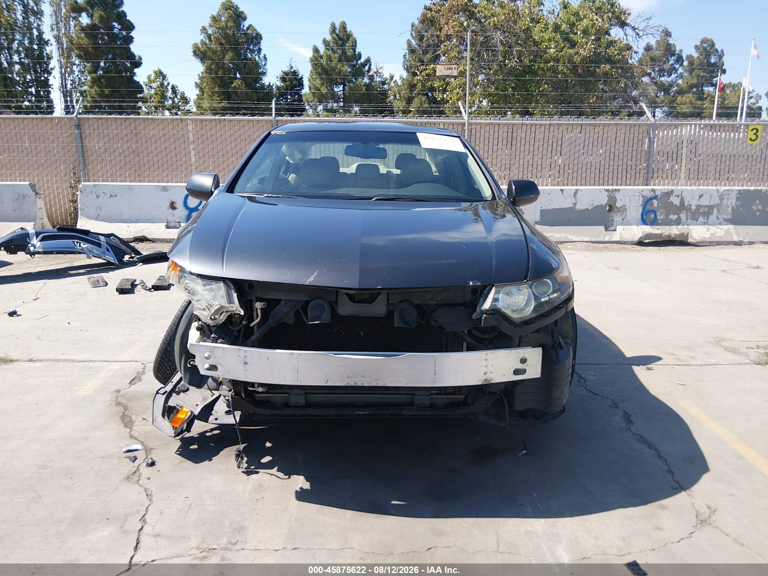 2011 Acura Tsx 2.4 Gray vin: JH4CU2F61BC013056