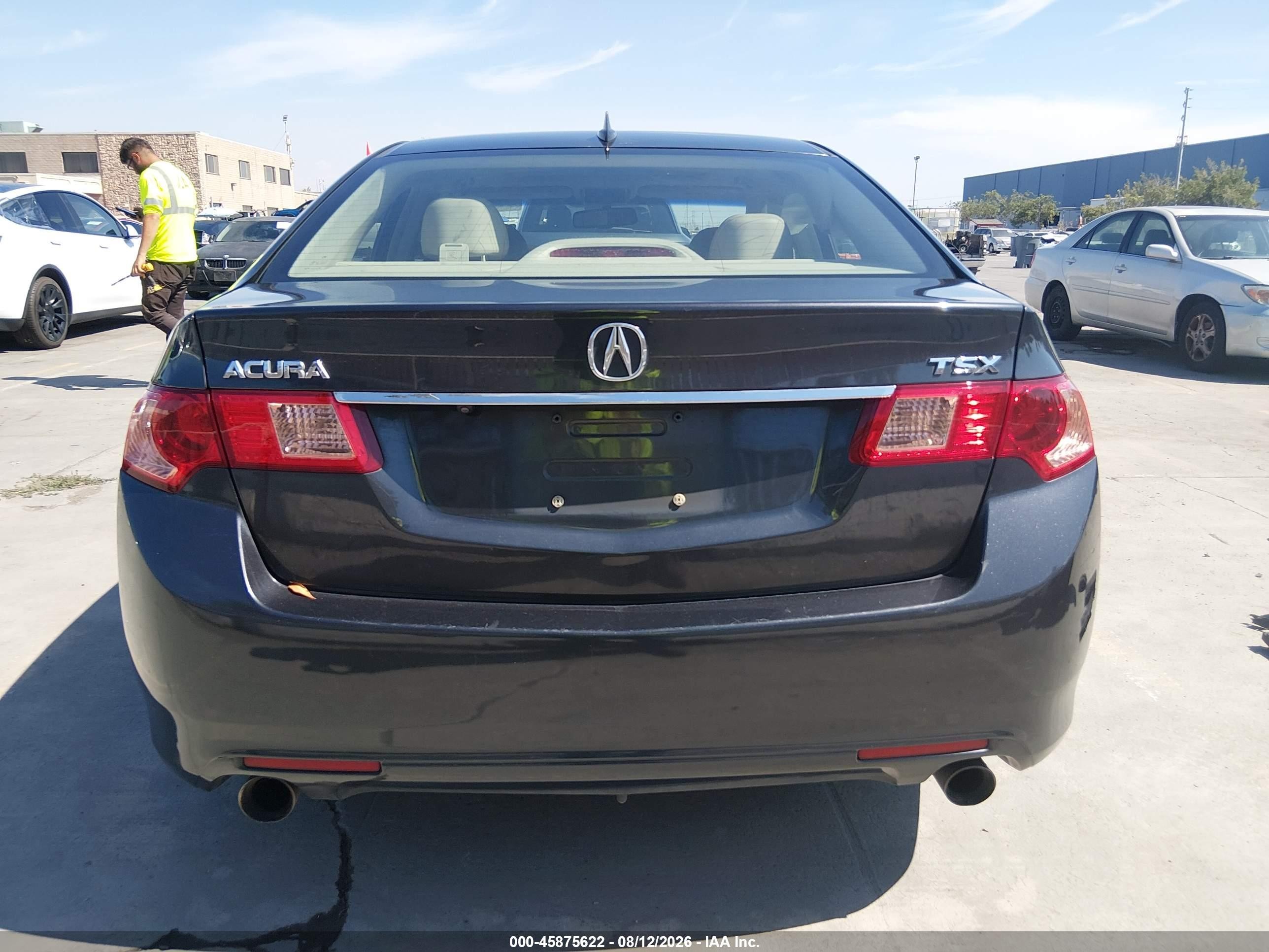 2011 Acura Tsx 2.4 Gray vin: JH4CU2F61BC013056