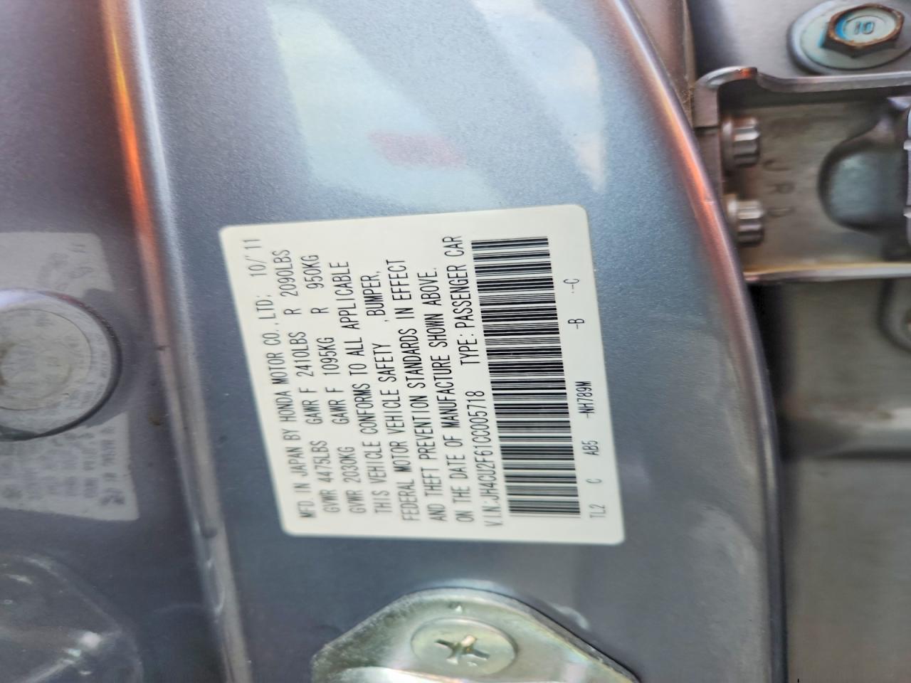 2012 Acura Tsx Tech Blue vin: JH4CU2F61CC005718