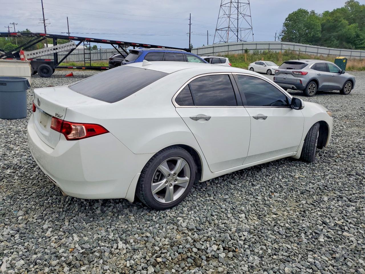 2012 Acur Tsx White vin: JH4CU2F61CC007131