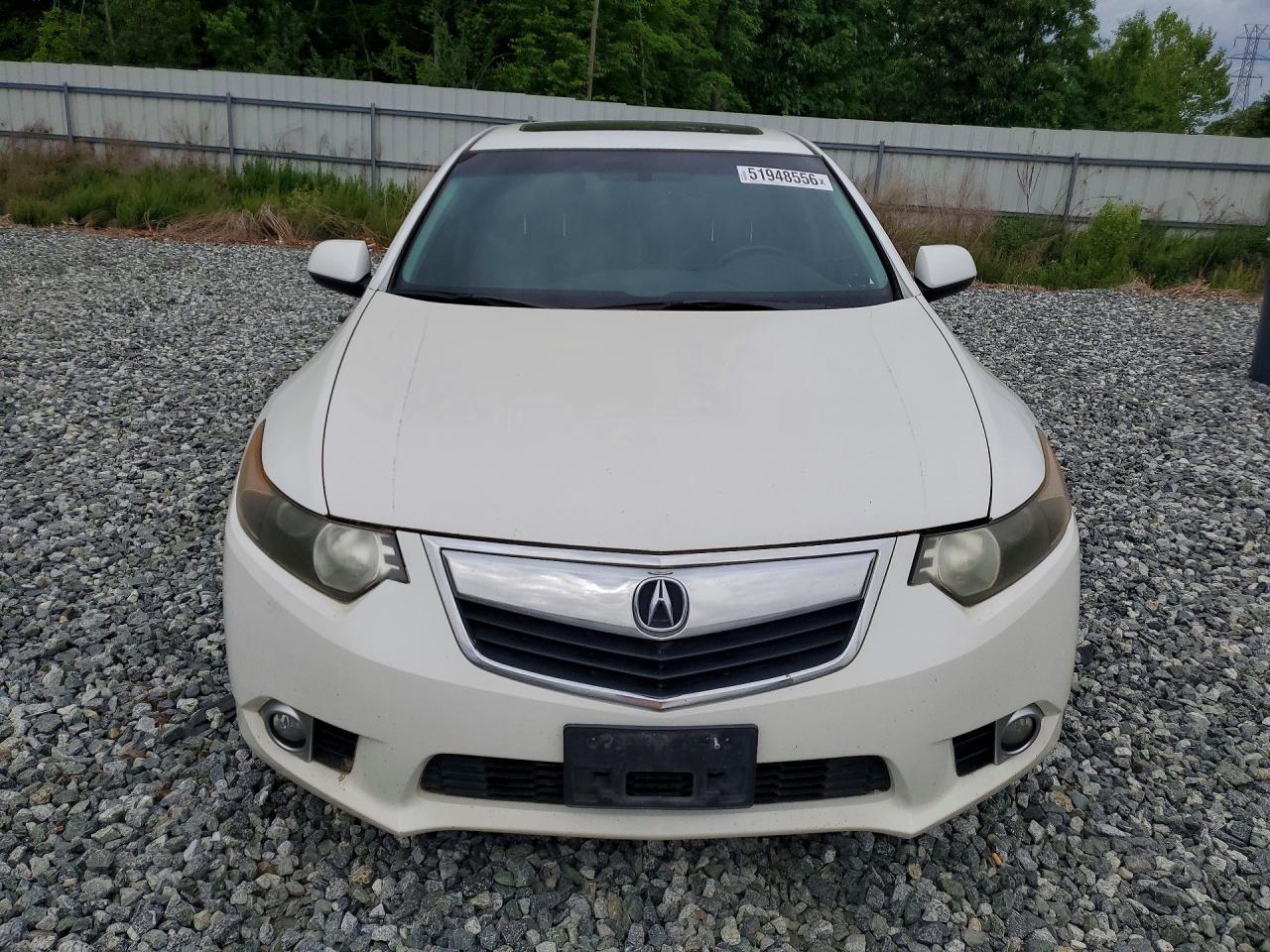 2012 Acur Tsx White vin: JH4CU2F61CC007131