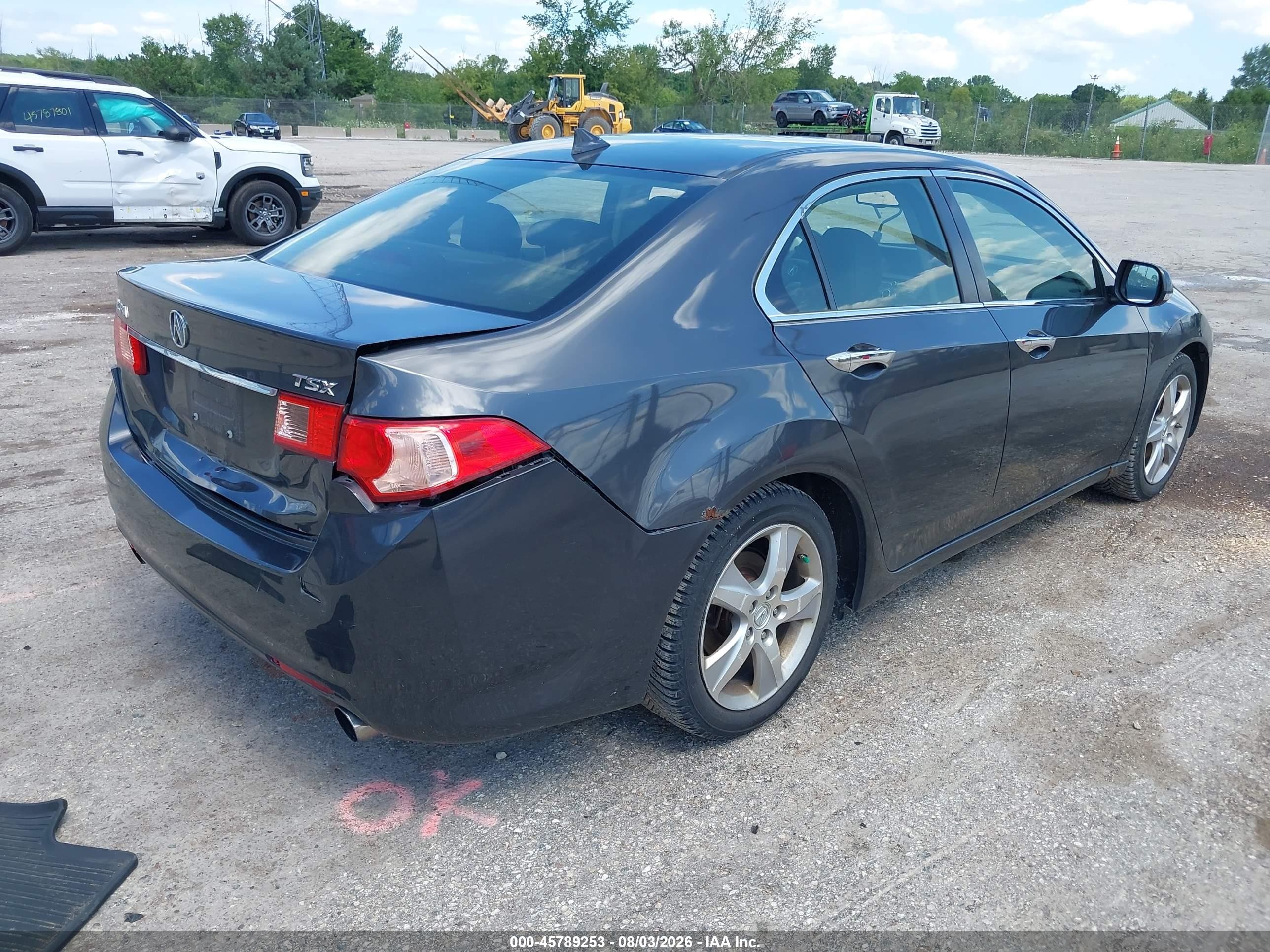 2012 Acura Tsx 2.4 Gray vin: JH4CU2F61CC030778