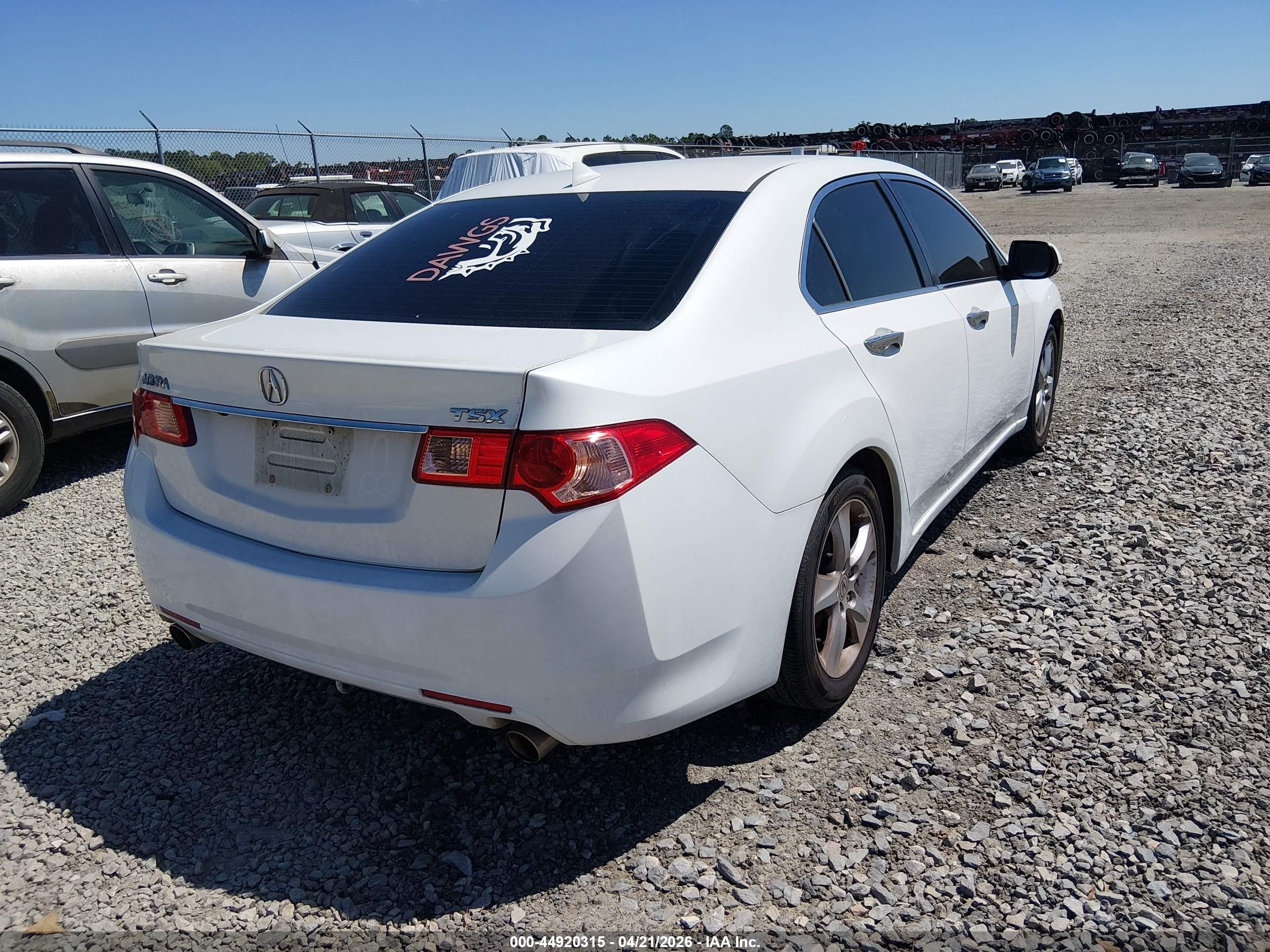 2013 Acura Tsx 2.4 White vin: JH4CU2F61DC007437