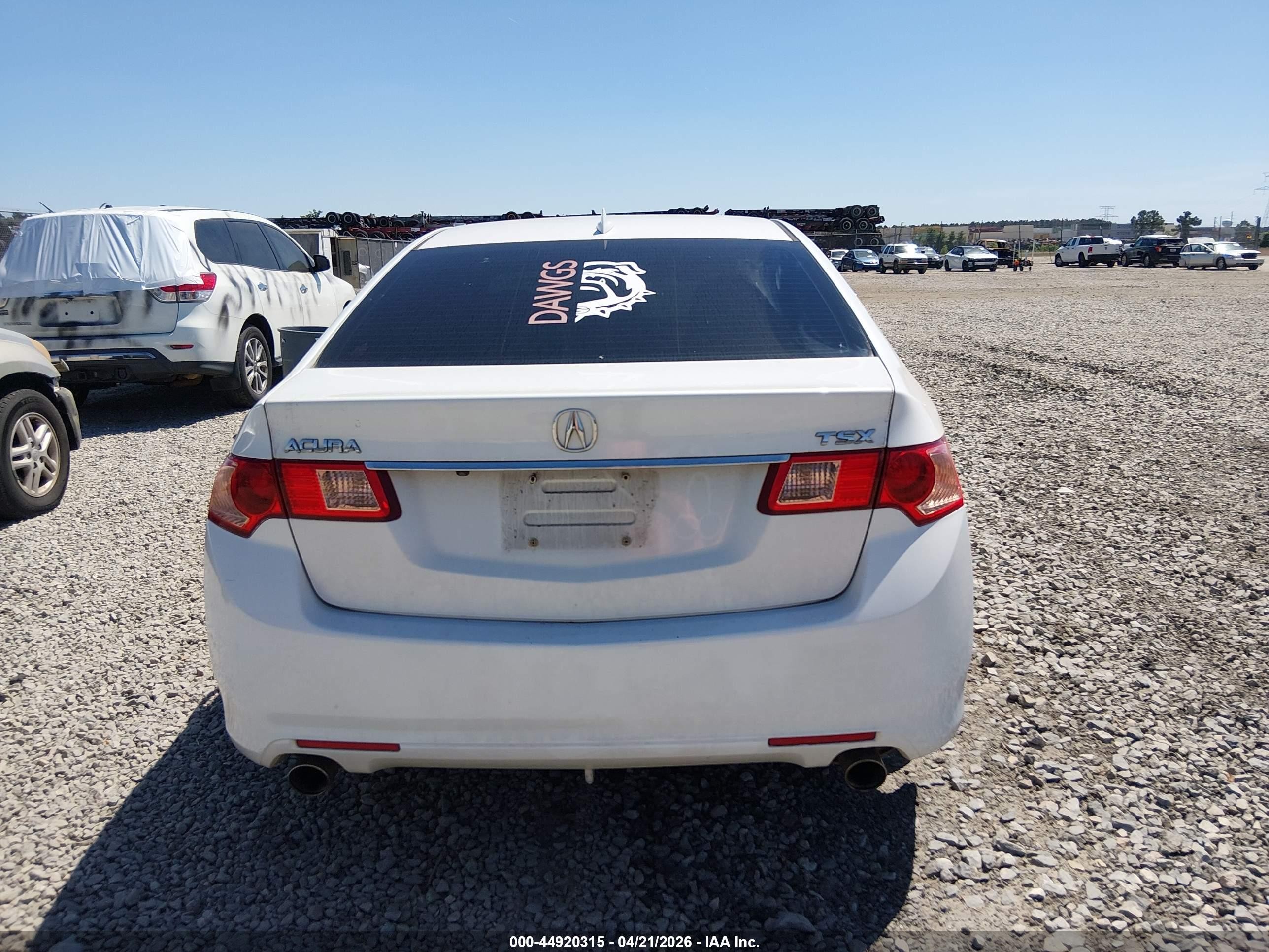 2013 Acura Tsx 2.4 White vin: JH4CU2F61DC007437