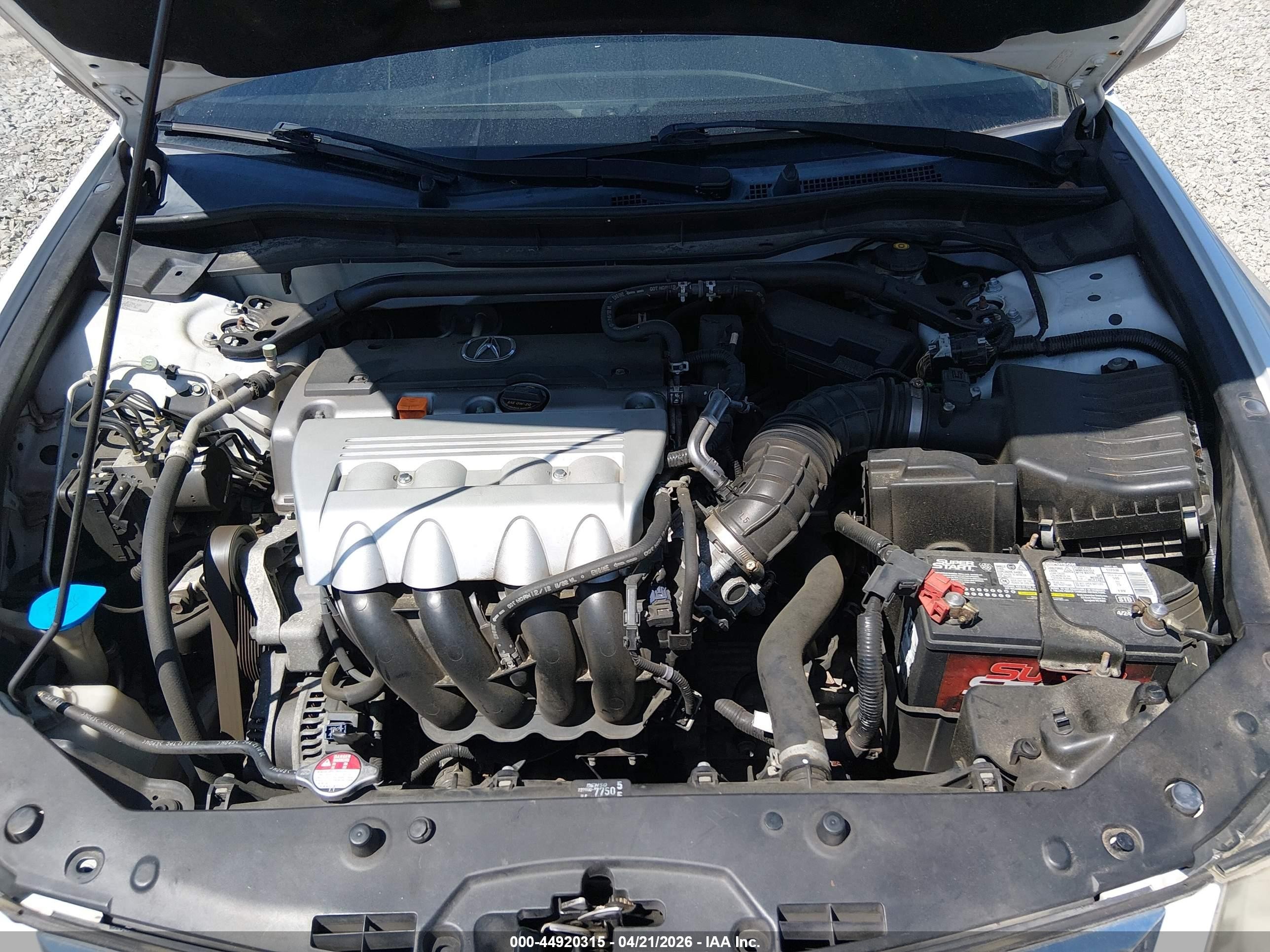 2013 Acura Tsx 2.4 White vin: JH4CU2F61DC007437