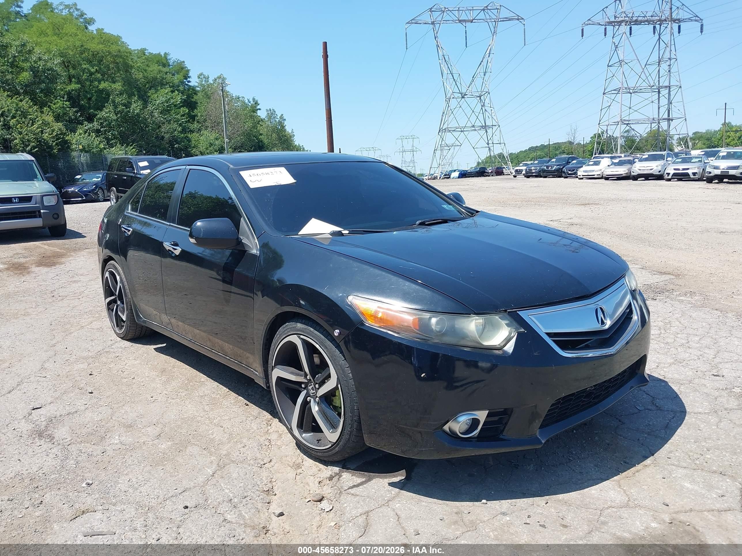 2014 Acura Tsx 2.4 Black vin: JH4CU2F61EC004281