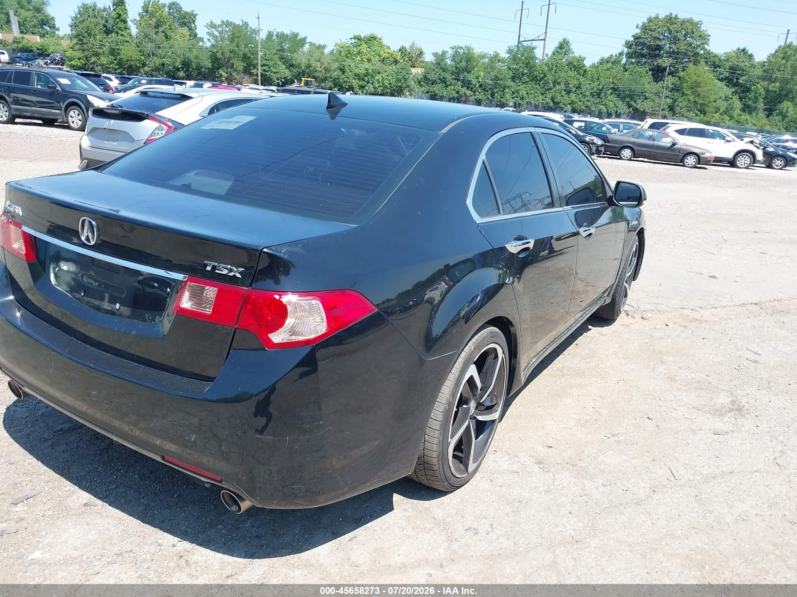 2014 Acura Tsx 2.4 Black vin: JH4CU2F61EC004281