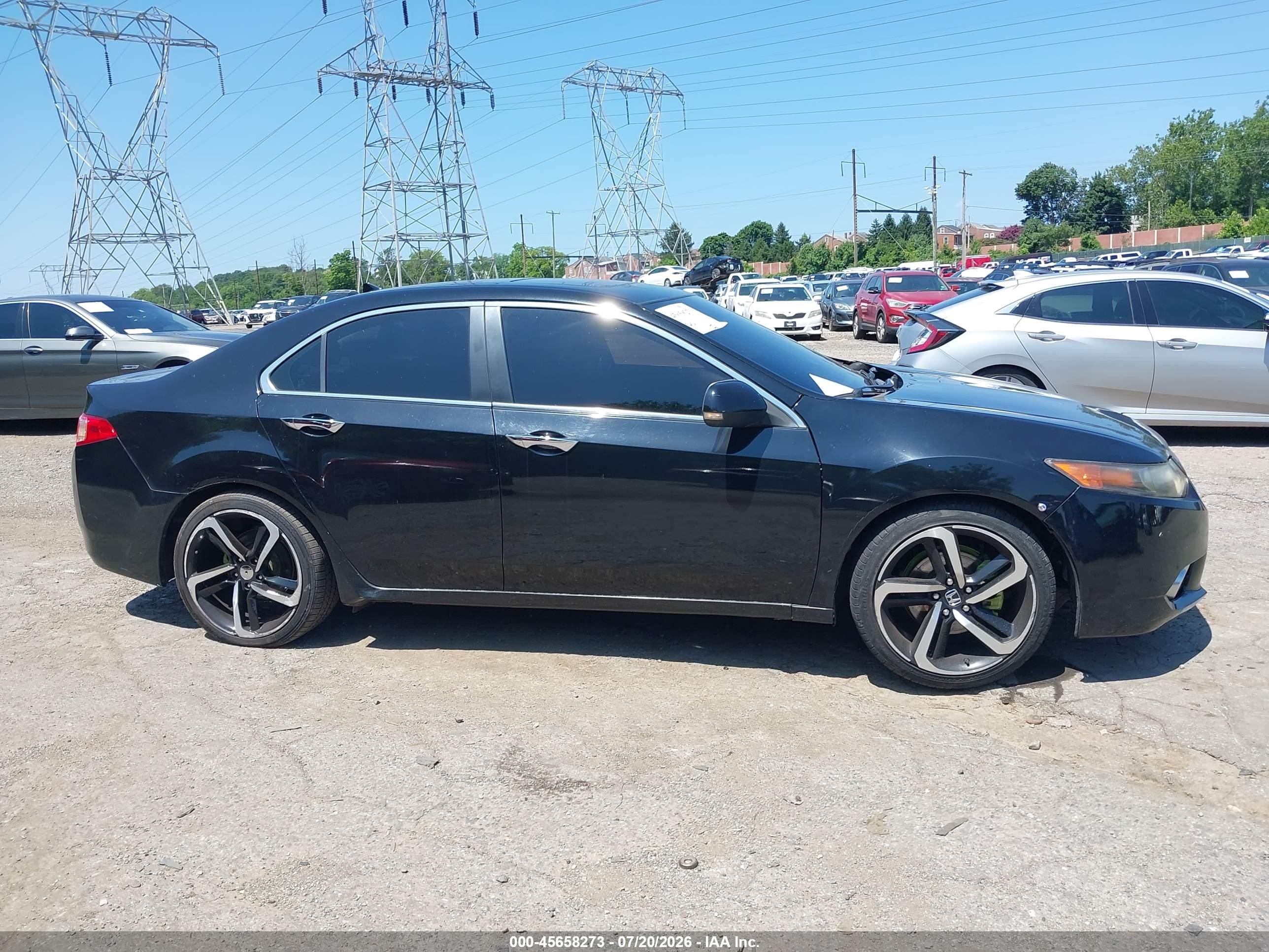 2014 Acura Tsx 2.4 Black vin: JH4CU2F61EC004281