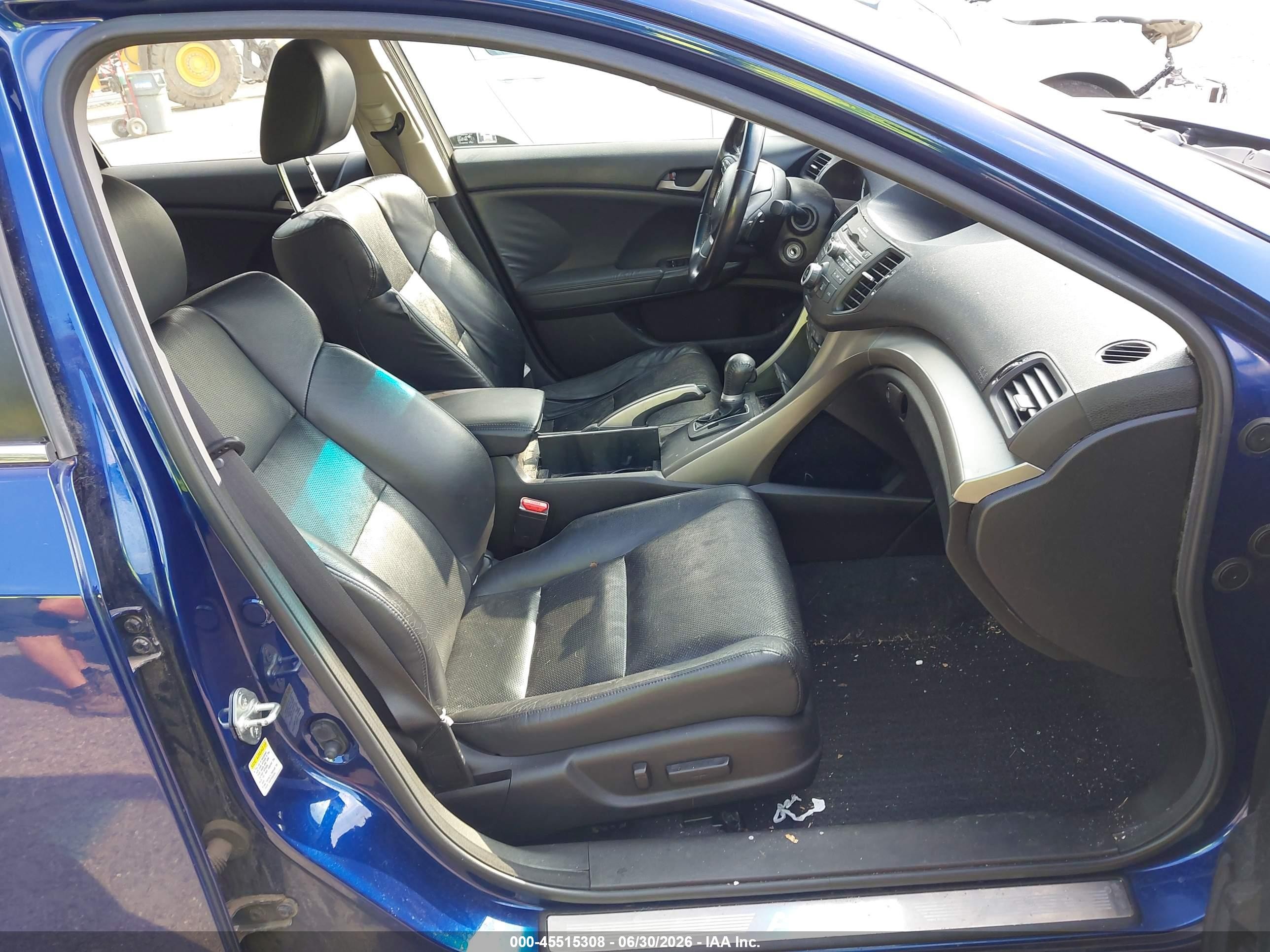 2010 Acura Tsx 2.4 Blue vin: JH4CU2F62AC005546